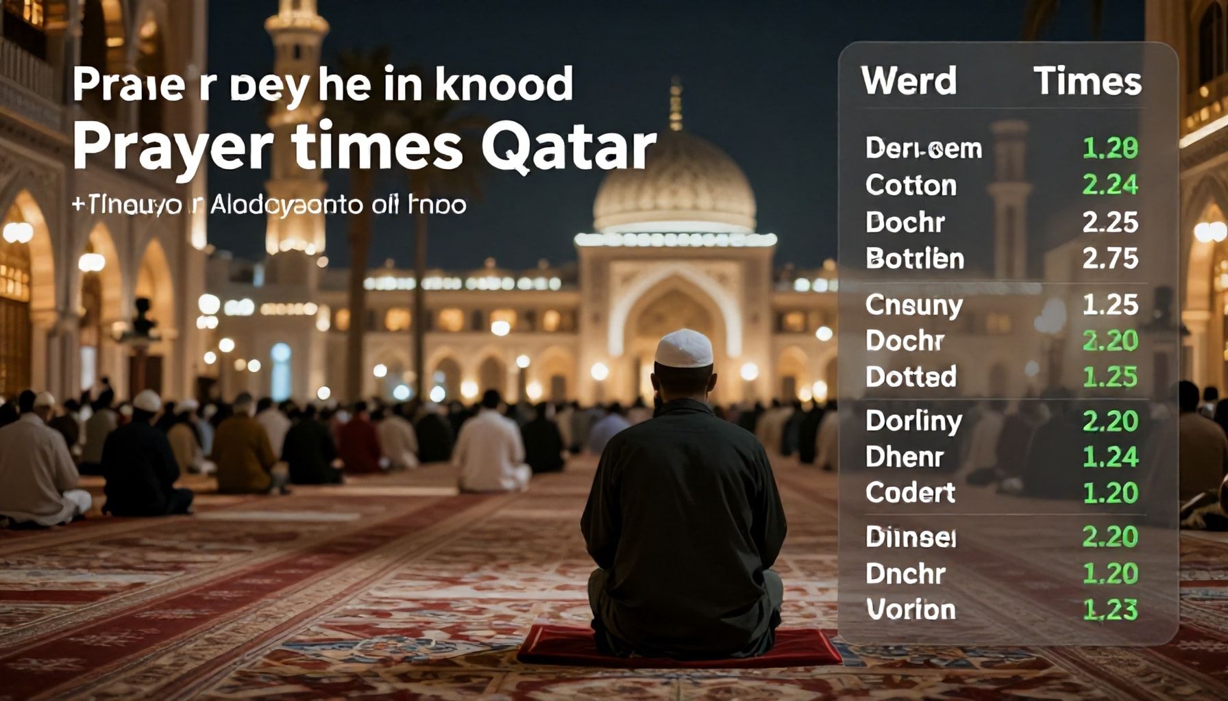 الحقيقة عن تأخير الصلاة في قطر: ما الذي يجب معرفته