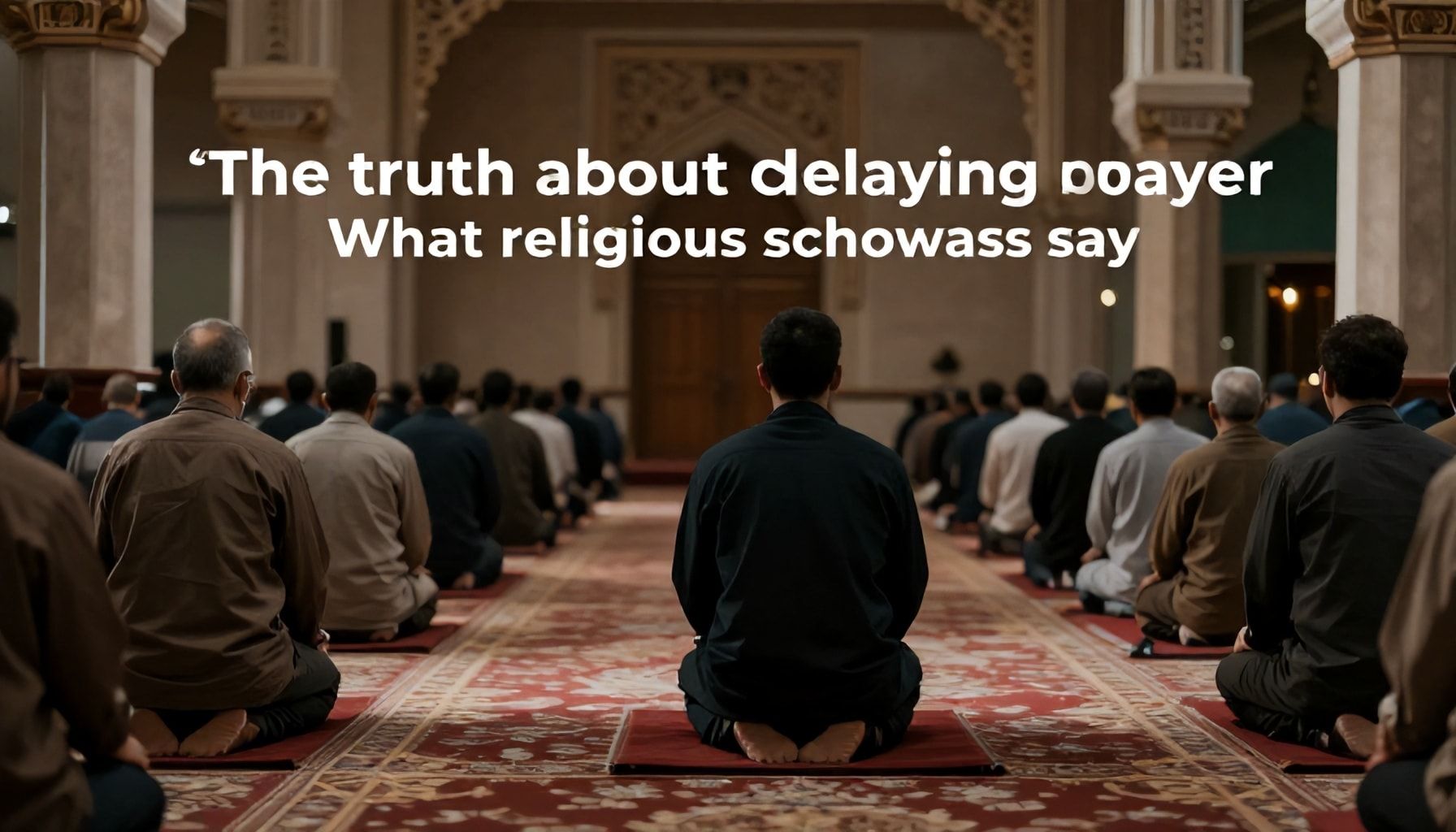 الحقيقة عن تأخير الصلاة: ما يقوله علماء الدين