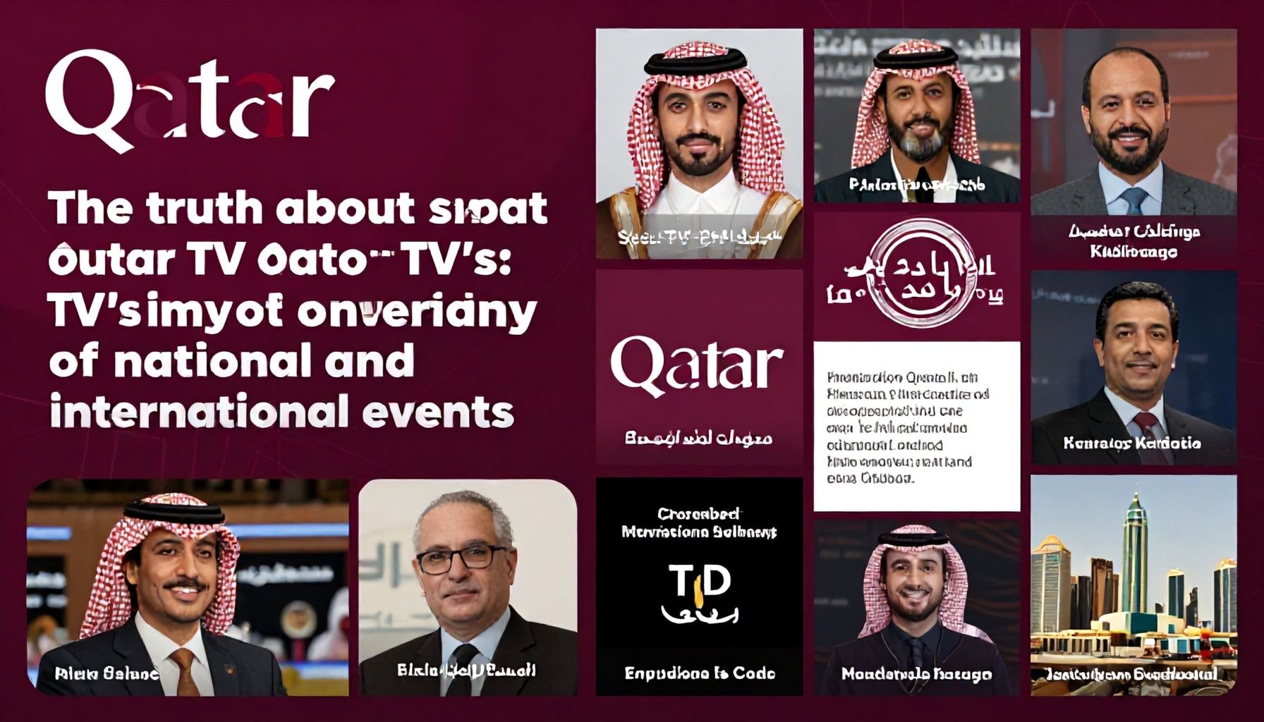 الحقيقة عن تغطية تلفزيون قطر للفعاليات الوطنية والدولية*