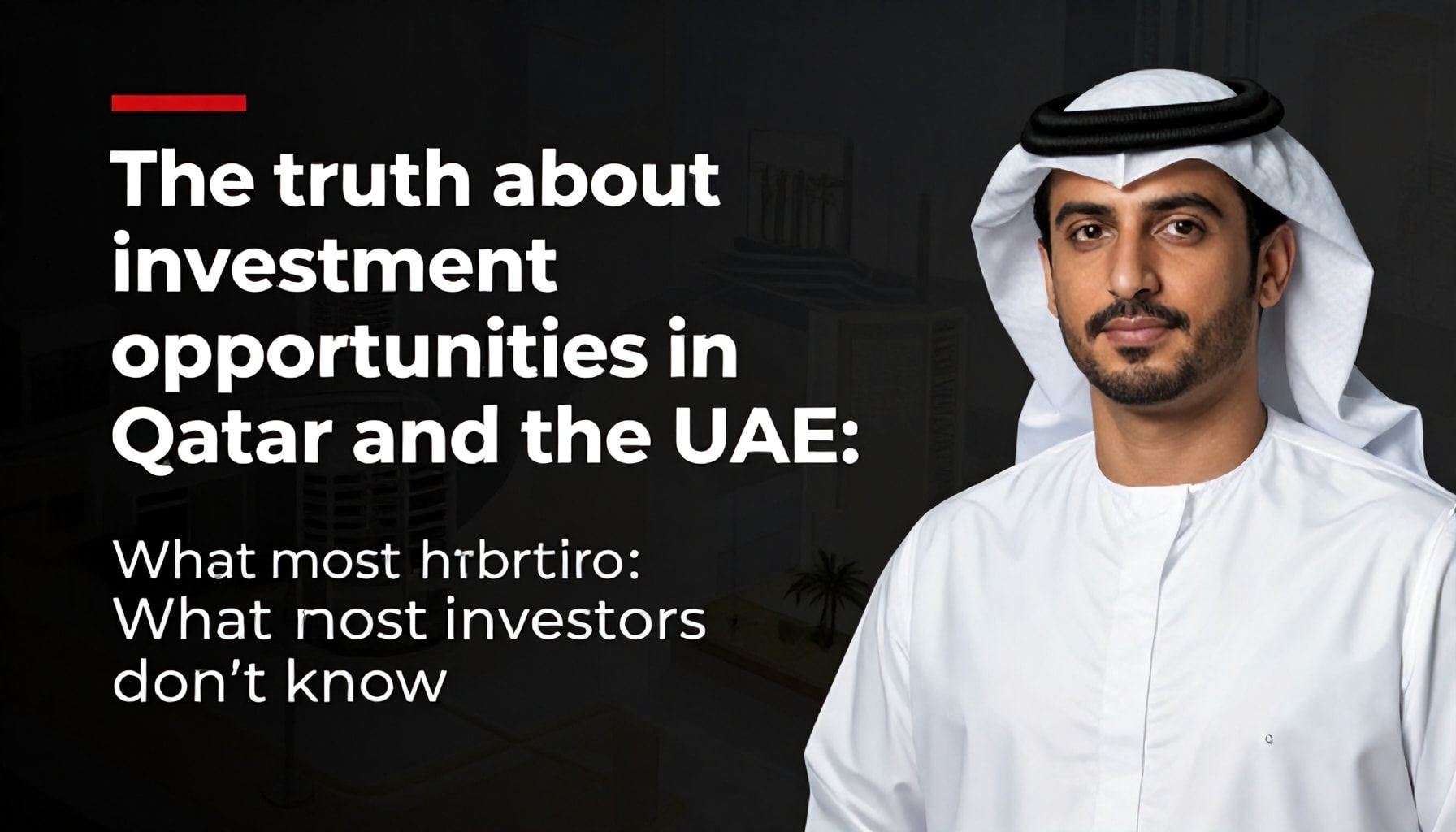 الحقيقة عن فرص الاستثمار في قطر والامارات: ما لا يعرفه معظم المستثمرين*