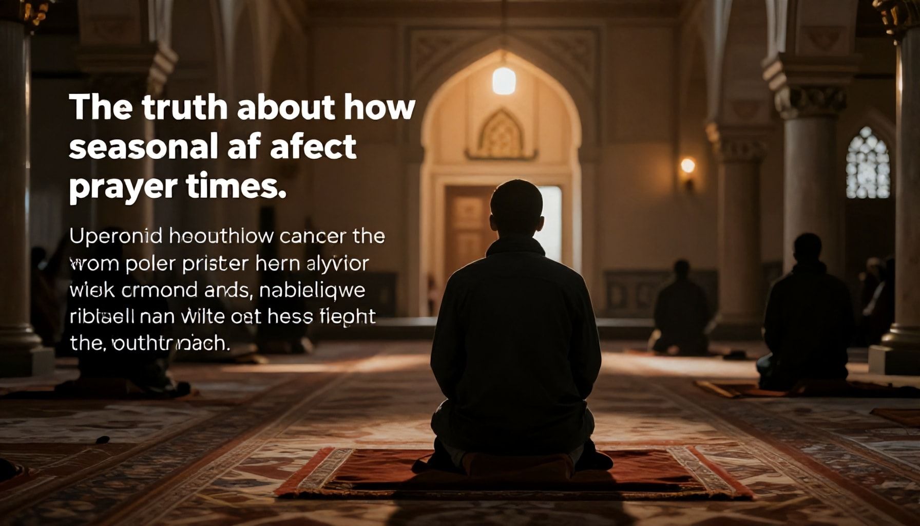 الحقيقة عن كيفية تأثير تغير الفصول على أوقات الصلاة*