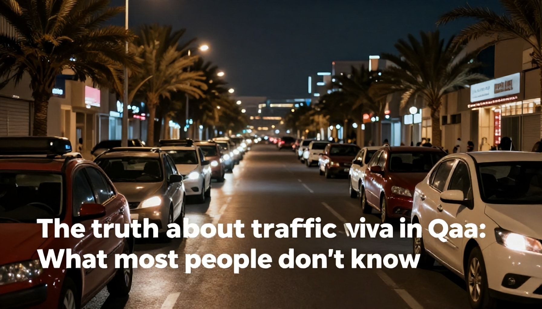 الحقيقة عن مخالفات المرور في قطر: ما لا يعرفه معظم الناس*
