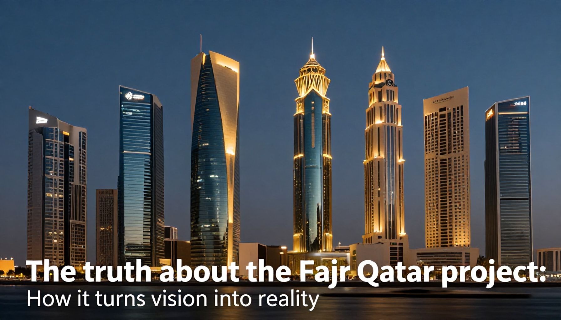 الحقيقة عن مشروع الفجر قطر: كيف يحول الرؤية إلى واقع*