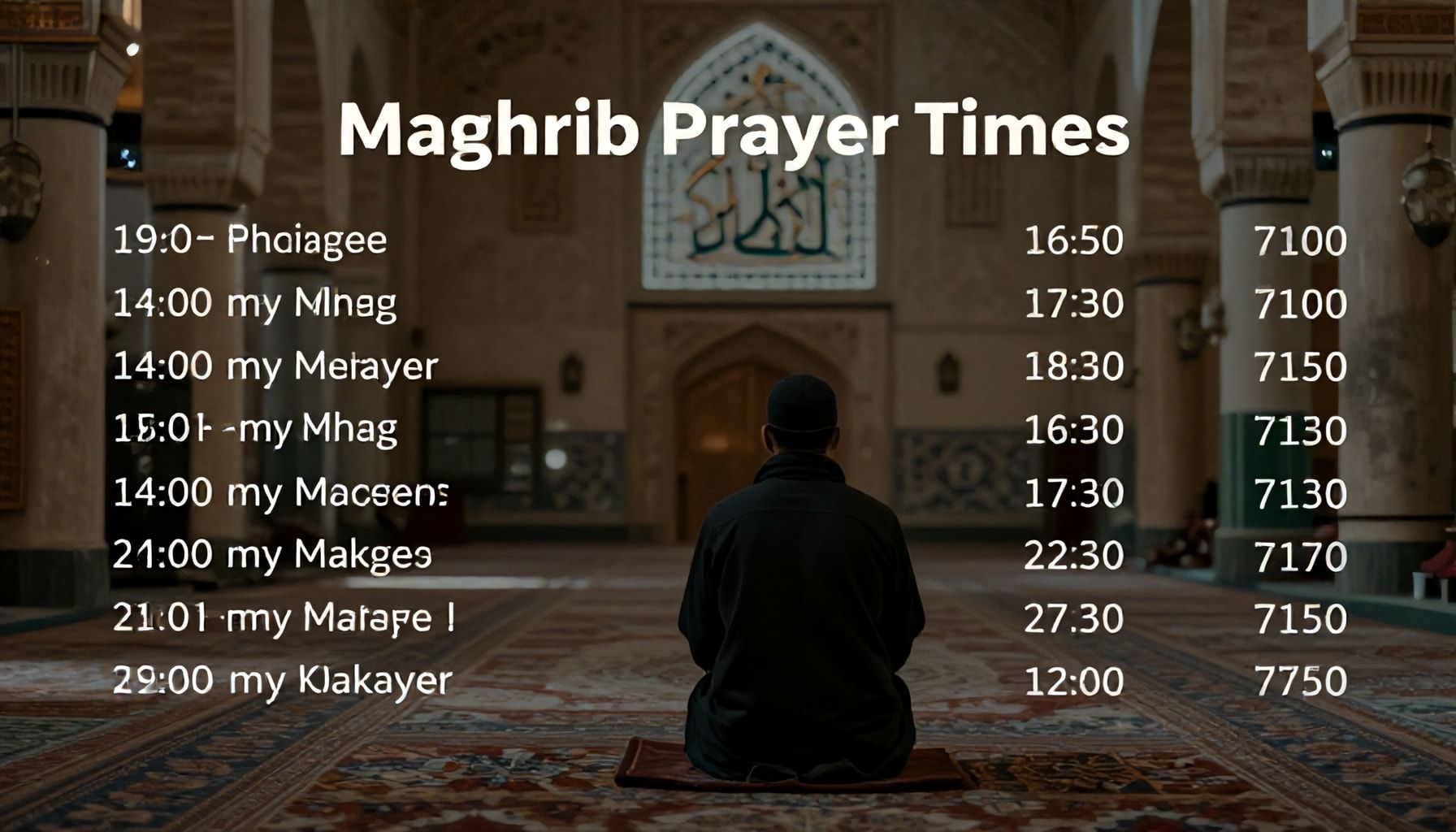 الحقيقة عن مواعيد اذان المغرب: ما يجب معرفته قبل الصلاة*