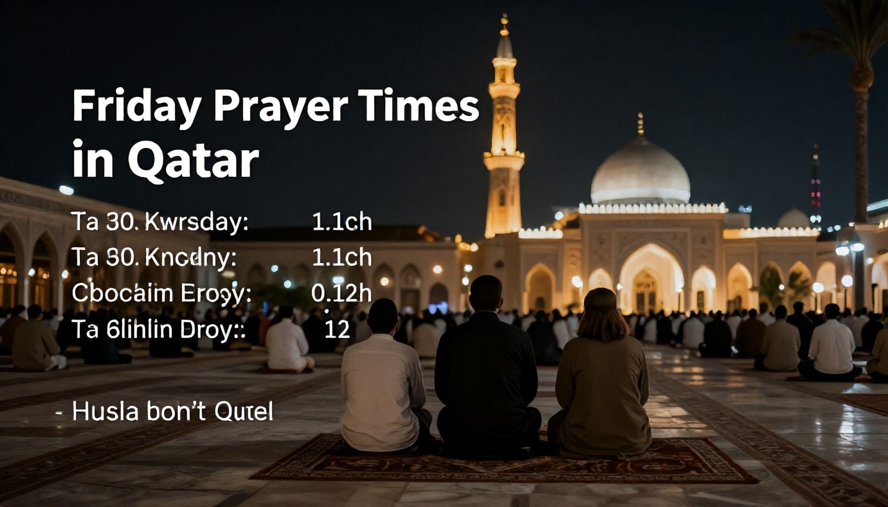 الحقيقة عن مواعيد صلاة الجمعة في قطر: ما لا يعرفه معظم الناس*