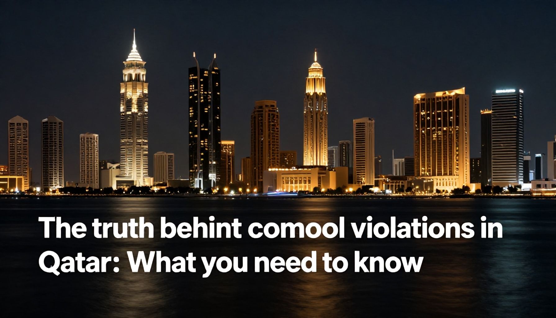 الحقيقة وراء المخالفات الشائعة في قطر: ما يجب معرفته*