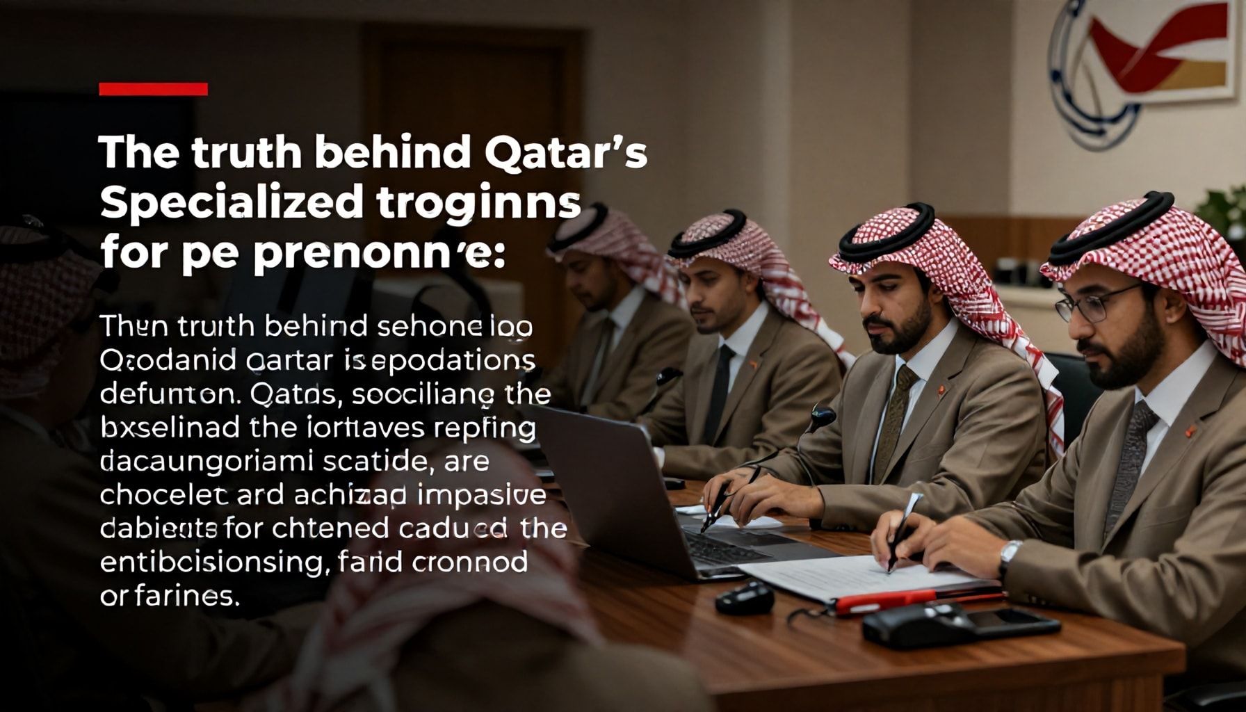 الحقيقة وراء برامج التدريب المتخصصة في كوادر قطر*