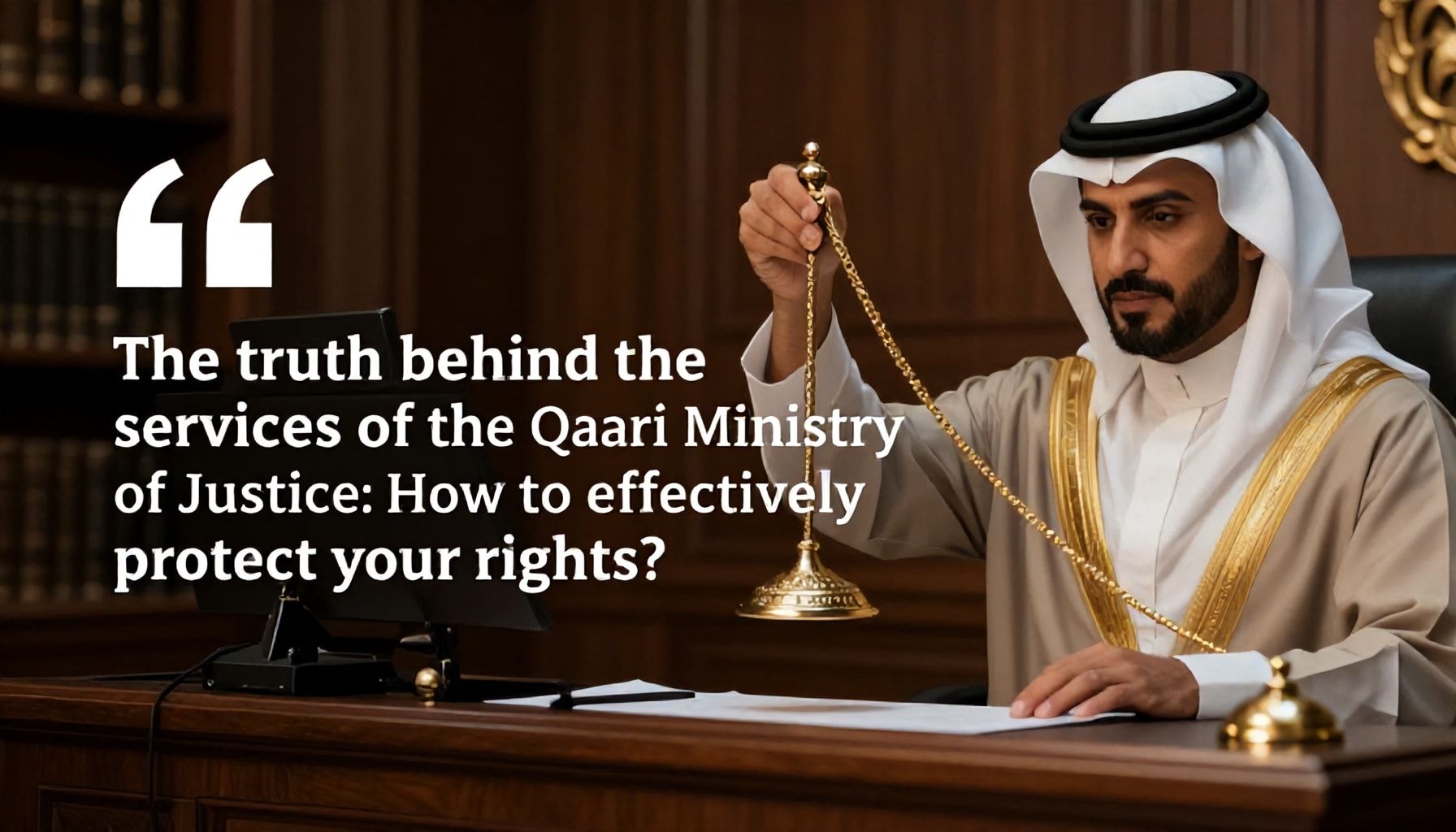 الحقيقة وراء خدمات وزارة العدل القطرية: كيف تحمي حقوقك بشكل فعال؟*