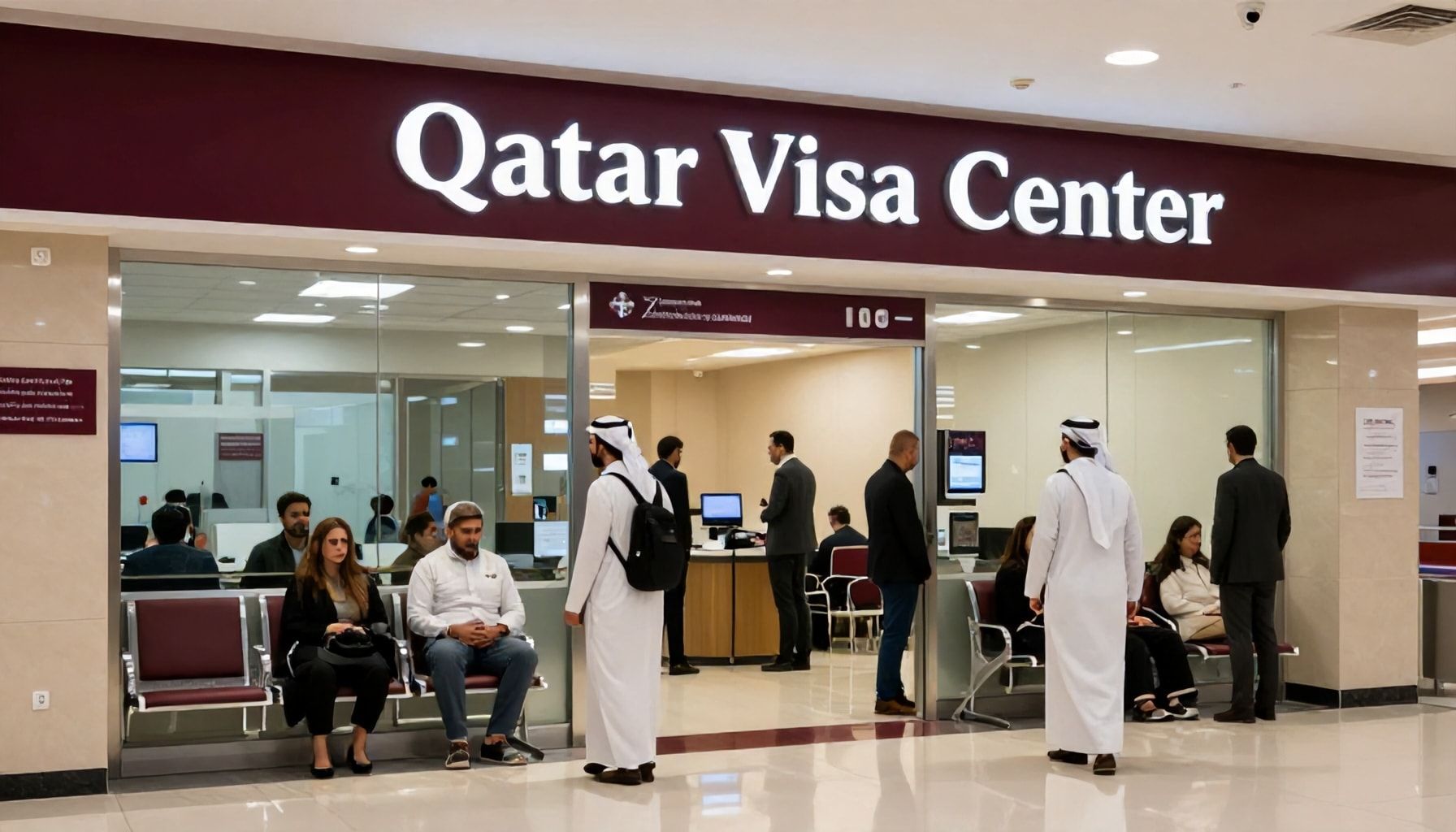 الحقيقة وراء مواعيد الانتظار في مركز تأشيرات قطر