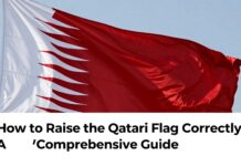 كيفية رفع الراية القطرية بشكل صحيح: دليل شامل