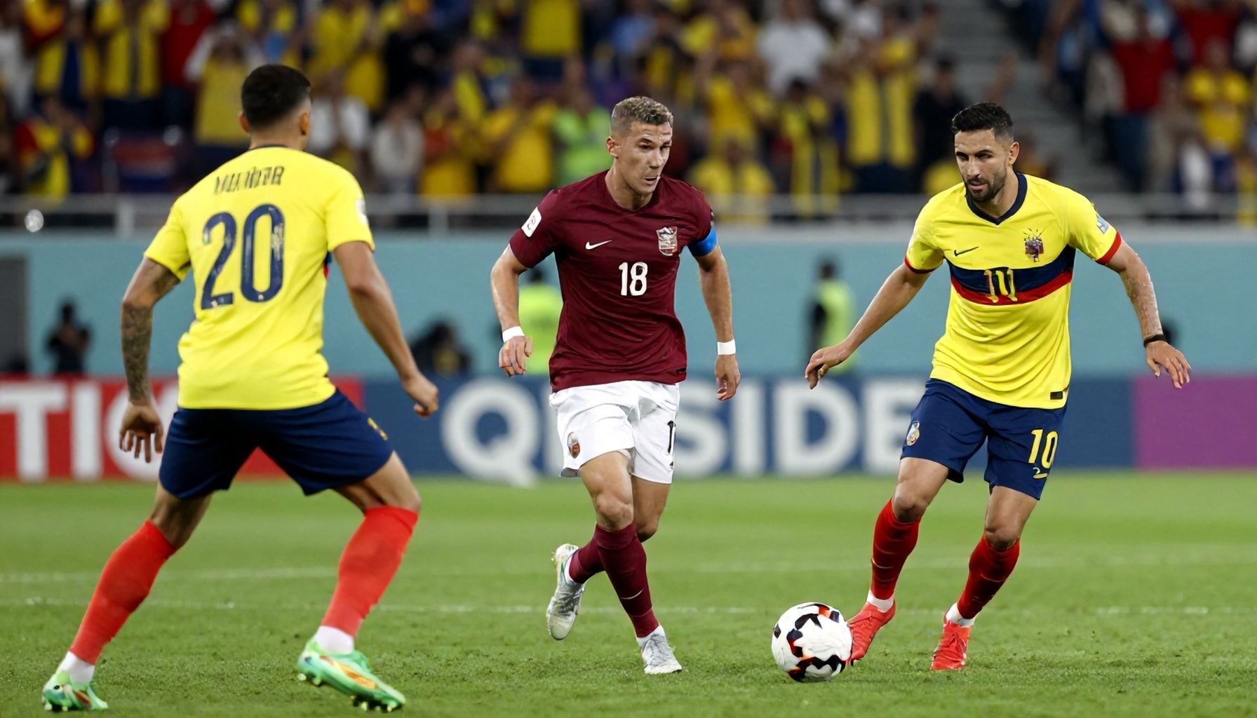 السبب الحقيقي وراء فوز قطر على الإكوادور في المباراة*