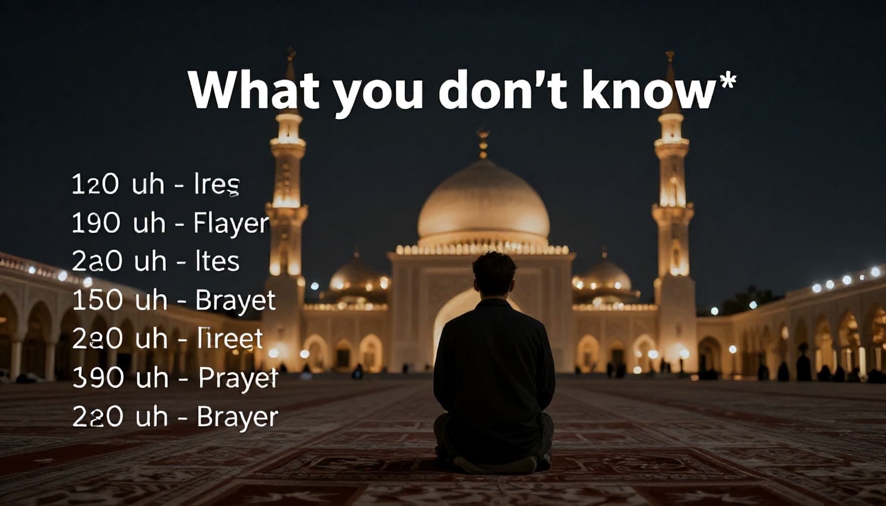 السبب وراء أهمية معرفة أوقات الصلاة في قطر: ما لا تعرفه*