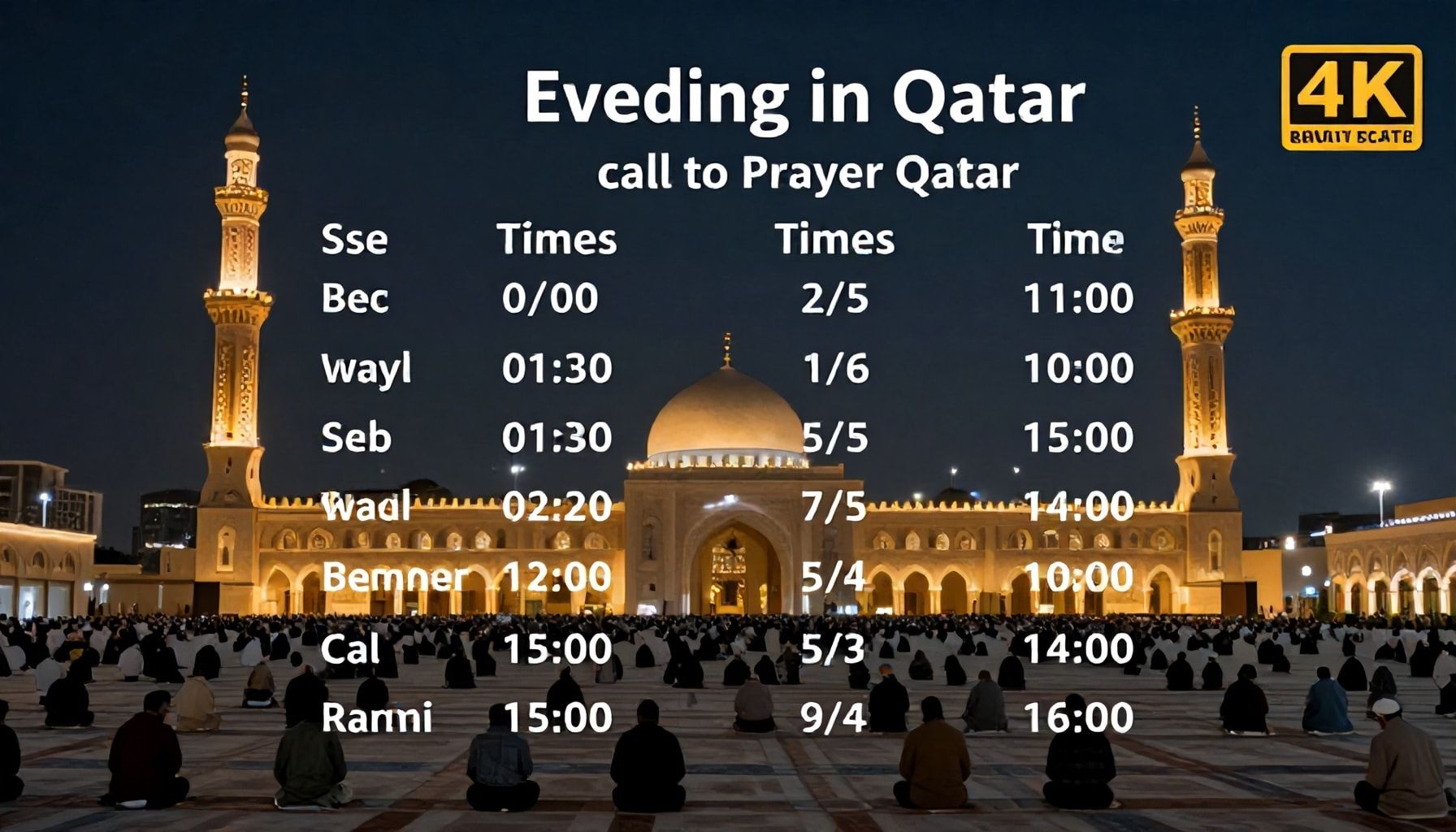 السبب وراء اختلاف أوقات اذان العشاء في قطر