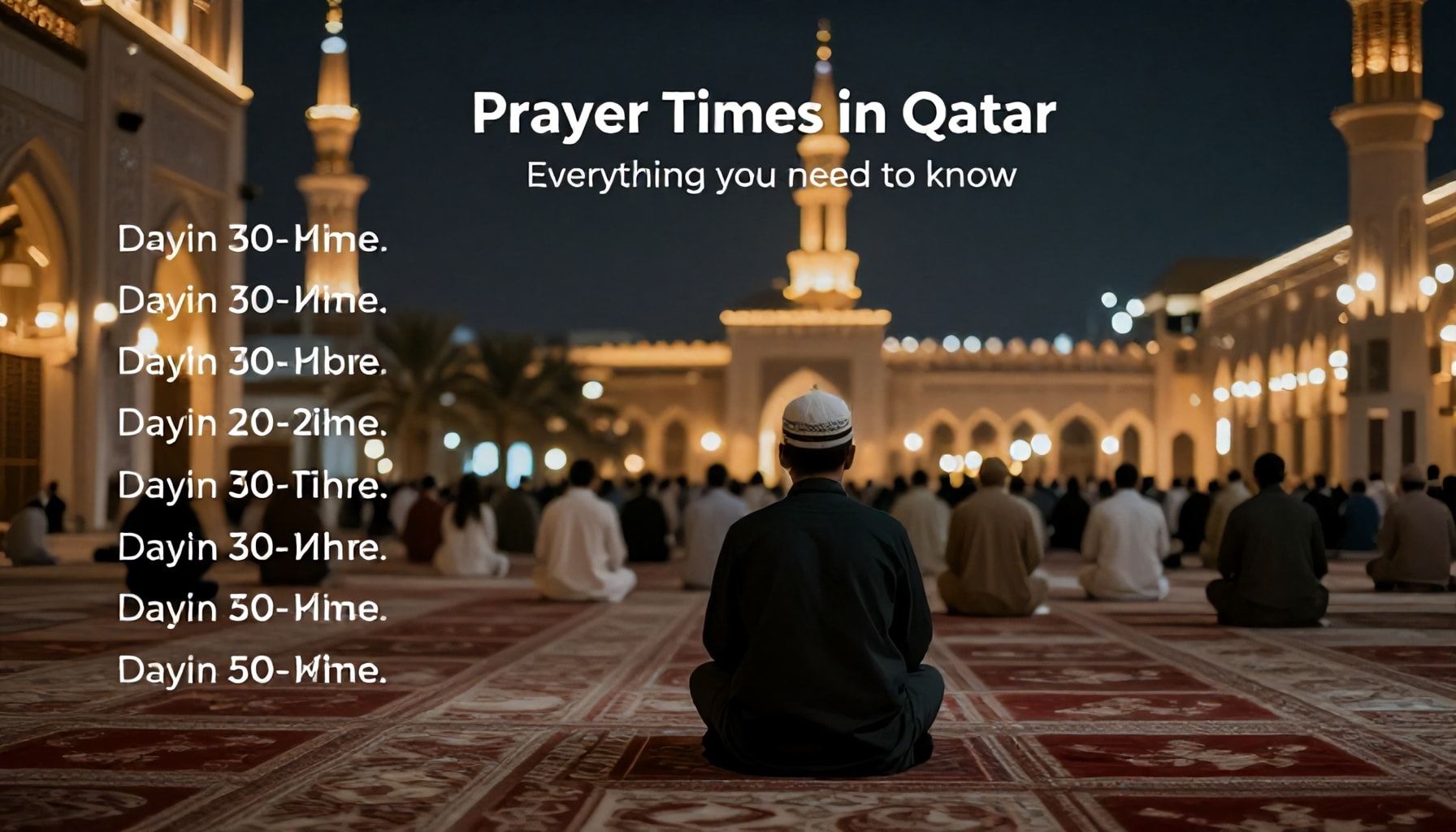 السبب وراء اختلاف أوقات الصلاة في قطر: كل ما تريد معرفته*