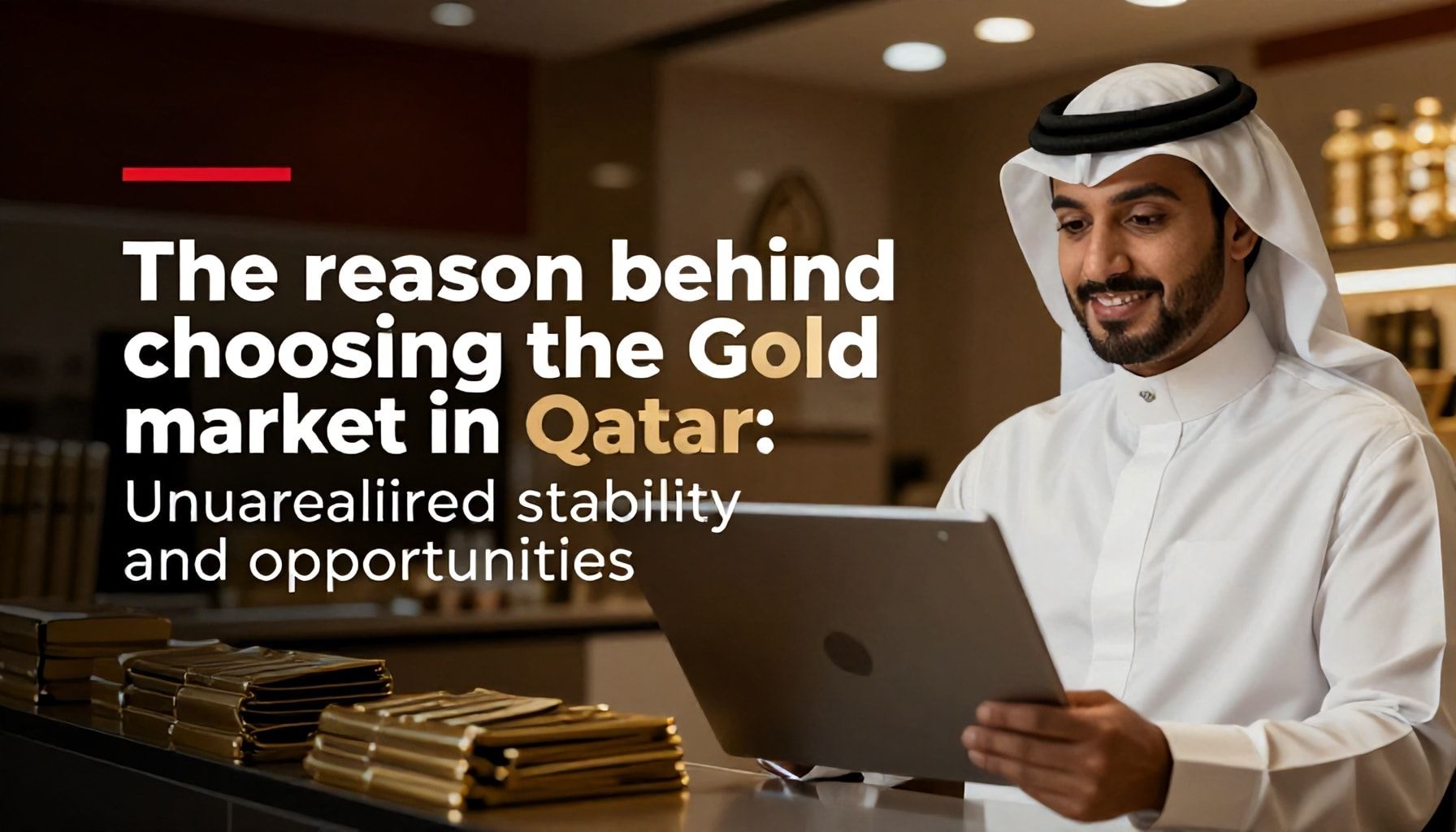 السبب وراء اختيار سوق الذهب في قطر: استقرار وفرص لا مثيل لها*