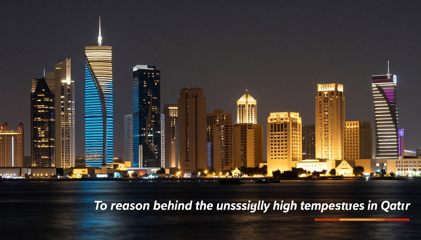 السبب وراء ارتفاع درجات الحرارة بشكل غير عادي في قطر*