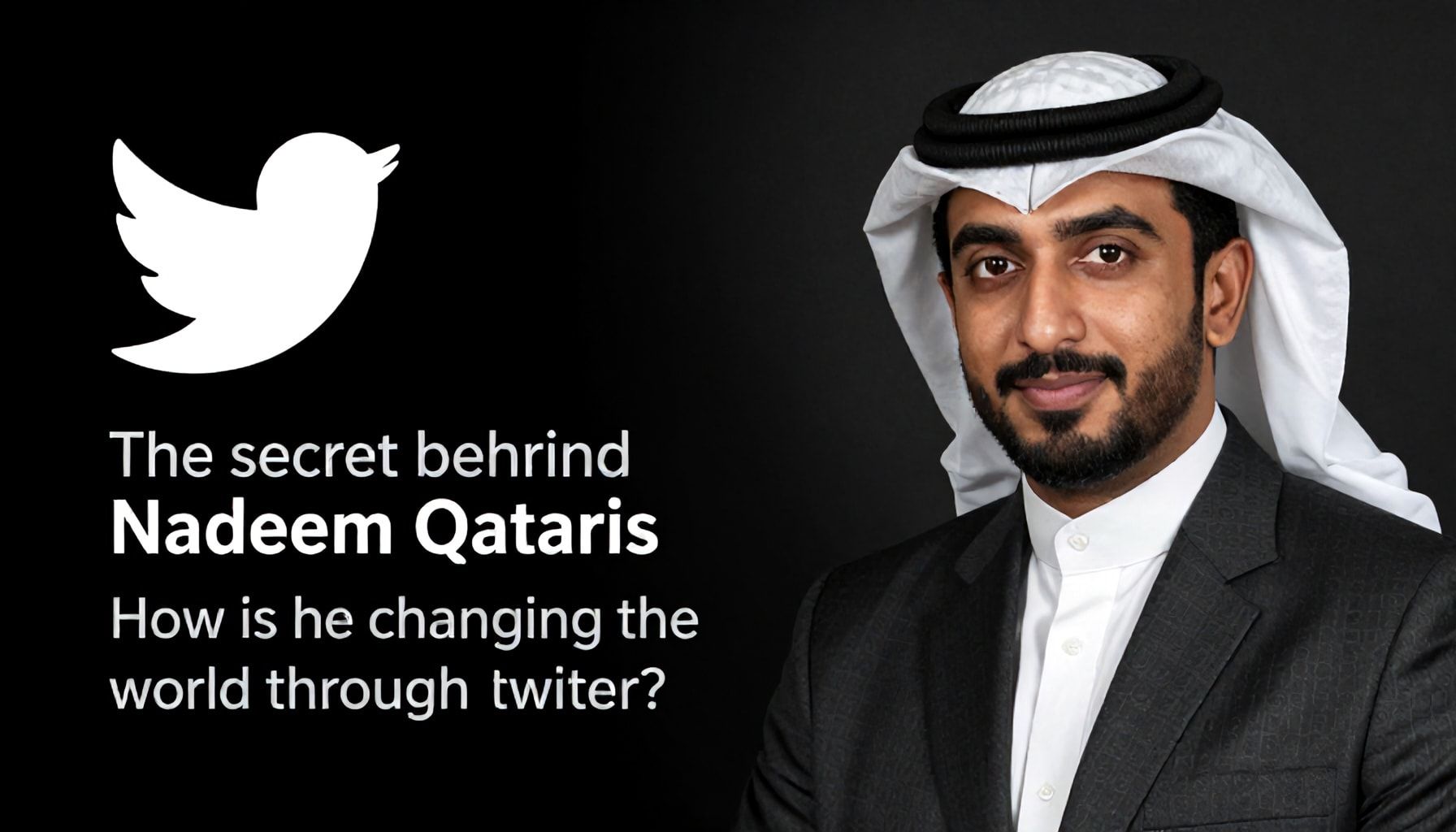 السر وراء تأثير نديب قطر: كيف يغير العالم عبر تويتر؟*