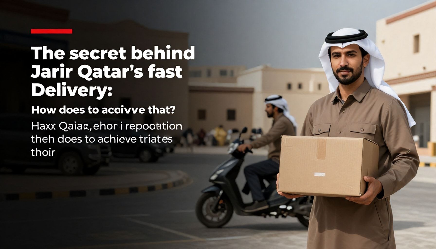 السر وراء توصيل جرير قطر السريع: كيف يحقق ذلك؟*