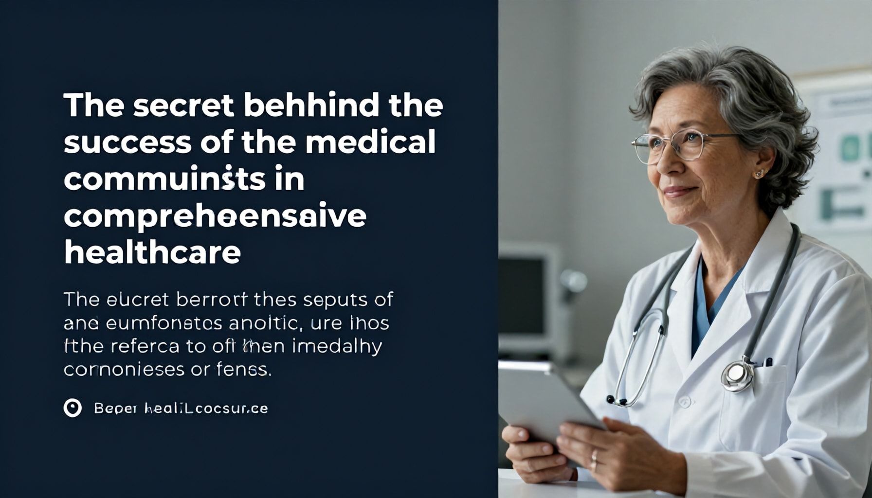 السر وراء نجاح القومسيون الطبي في تقديم الرعاية الصحية المتكاملة*