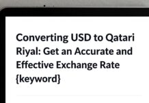 تحويل الدولار إلى ريال قطري: احصل على سعر صرف دقيق وفعّال