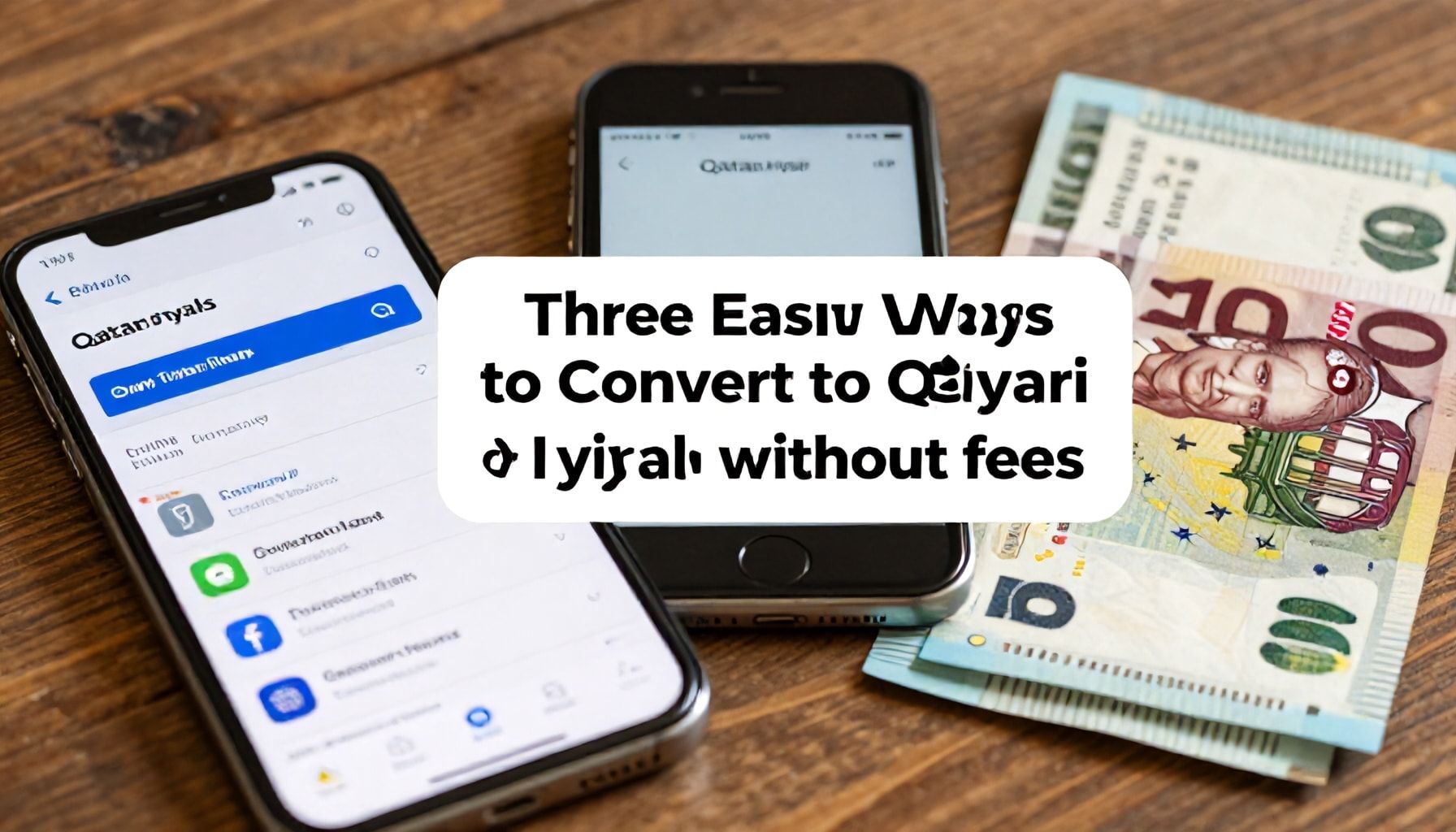 ثلاث طرق سهلة لتحويل اليورو إلى ريال قطري دون رسوم