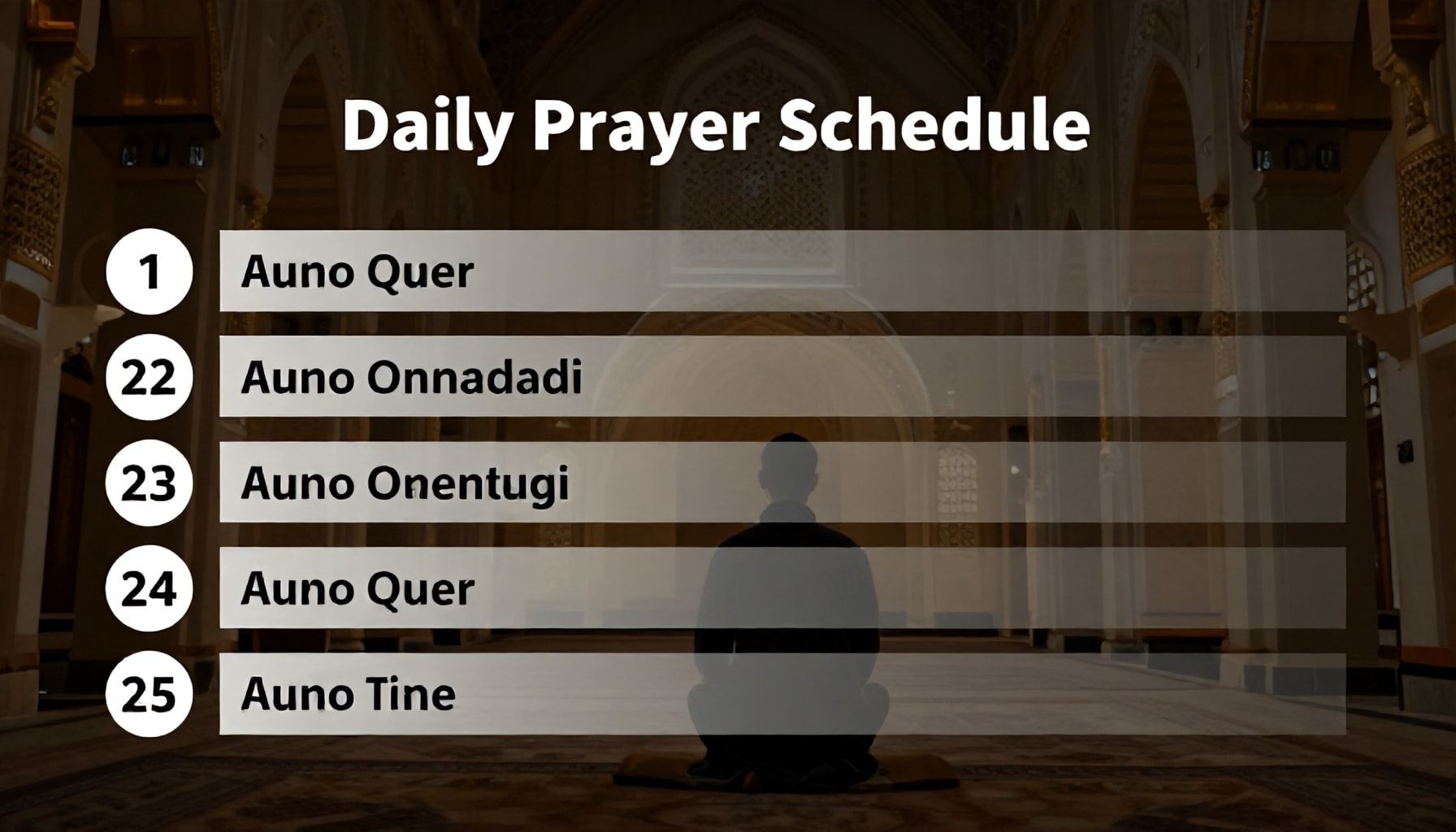 جدول الصلاة اليومي في قطر: كيف يساعدك على تنظيم وقتك؟*