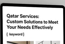 خدم قطر: حلول مخصصة لتلبية احتياجاتك بفعالية