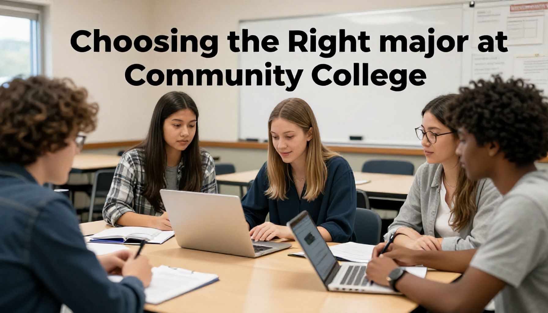 دليل خطوة بخطوة لاختيار التخصص المناسب في كلية المجتمع*