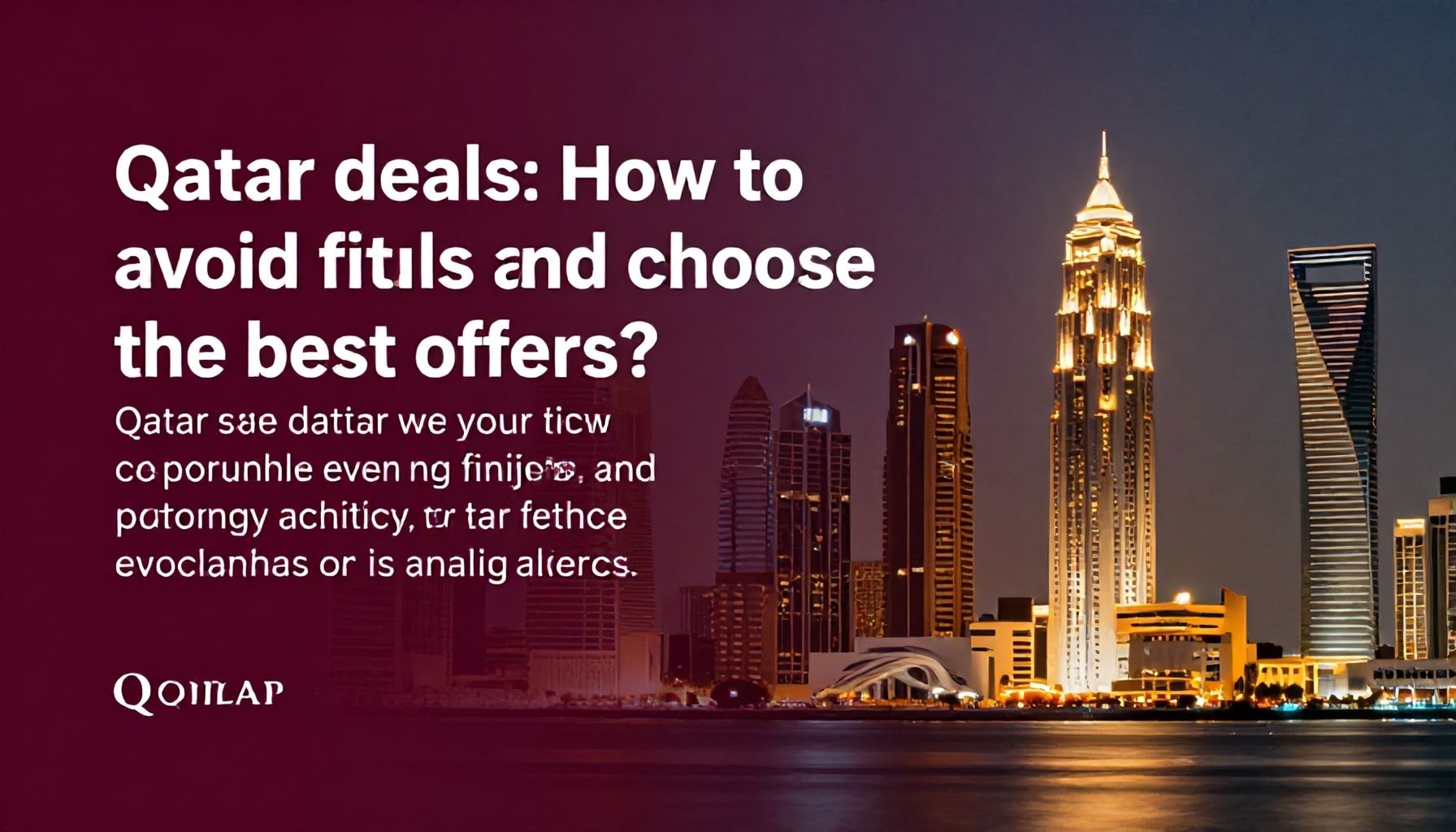 عروض قطر: كيف تتجنب الفخاخ وتختار أفضل العروض؟*