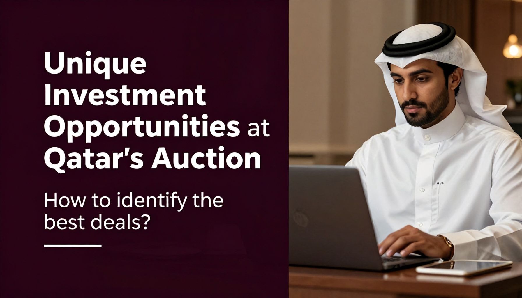 فرص استثمارية فريدة في مزاد قطر: كيف تحدد أفضل العروض؟*