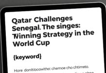 قطر تتحدى السنغال: استراتيجية الفوز في كأس العالم