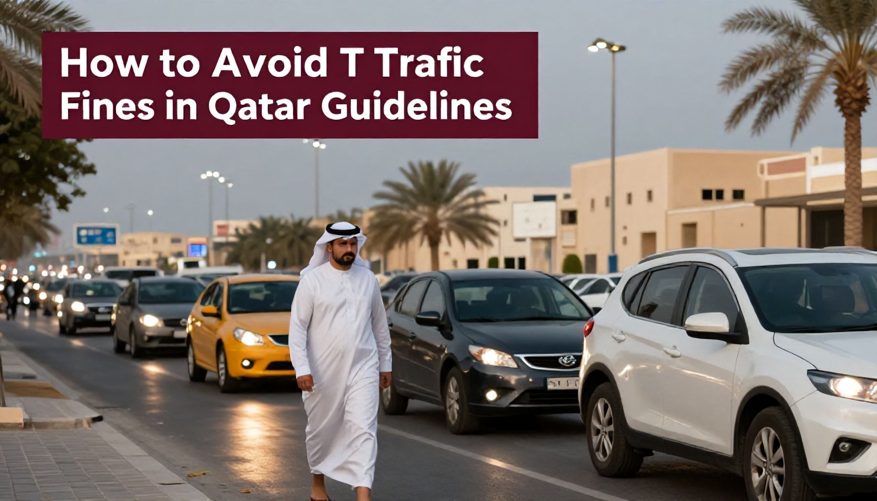 كيف تتجنب الغرامات المرورية في قطر: إرشادات وزارة الداخلية*