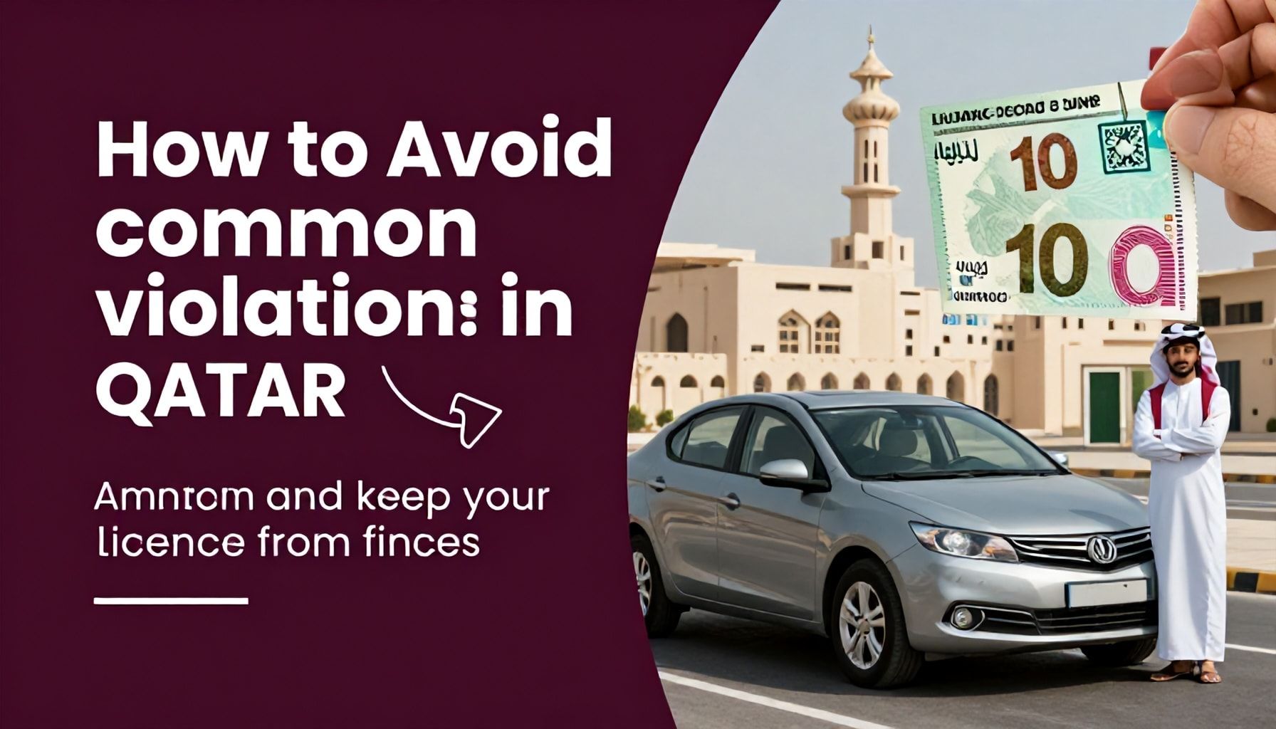 كيف تتجنب المخالفات الشائعة في قطر وحفظ رخصتك من الغرامات*