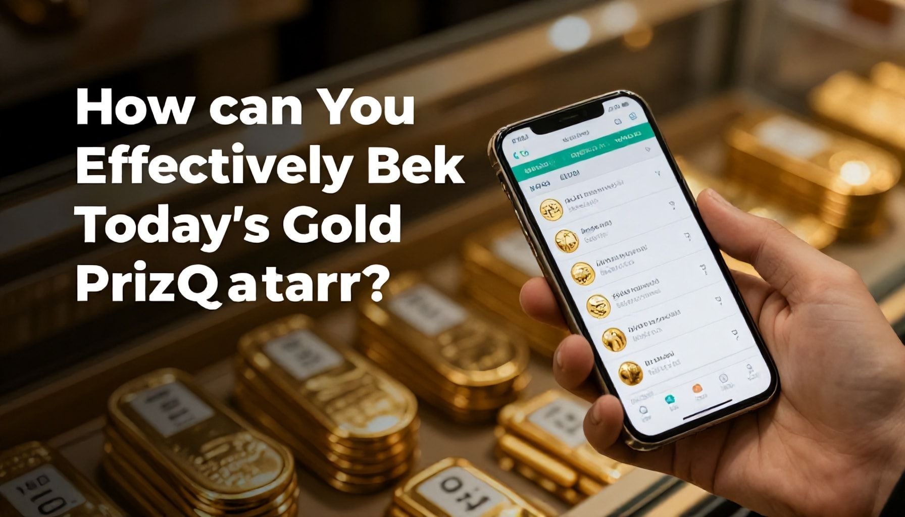 كيف تتحقق من سعر الذهب اليوم في قطر بفعالية؟*