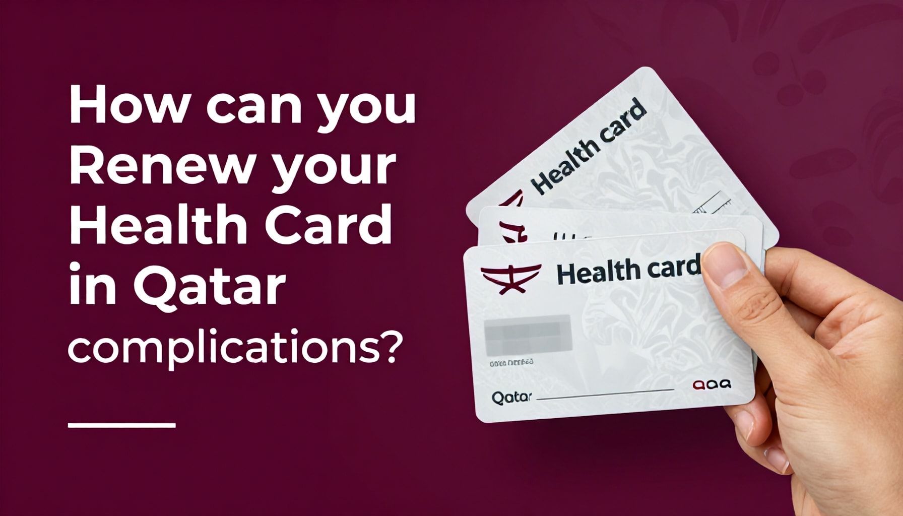 كيف تجدد بطاقتك الصحية في قطر دون تعقيدات؟*