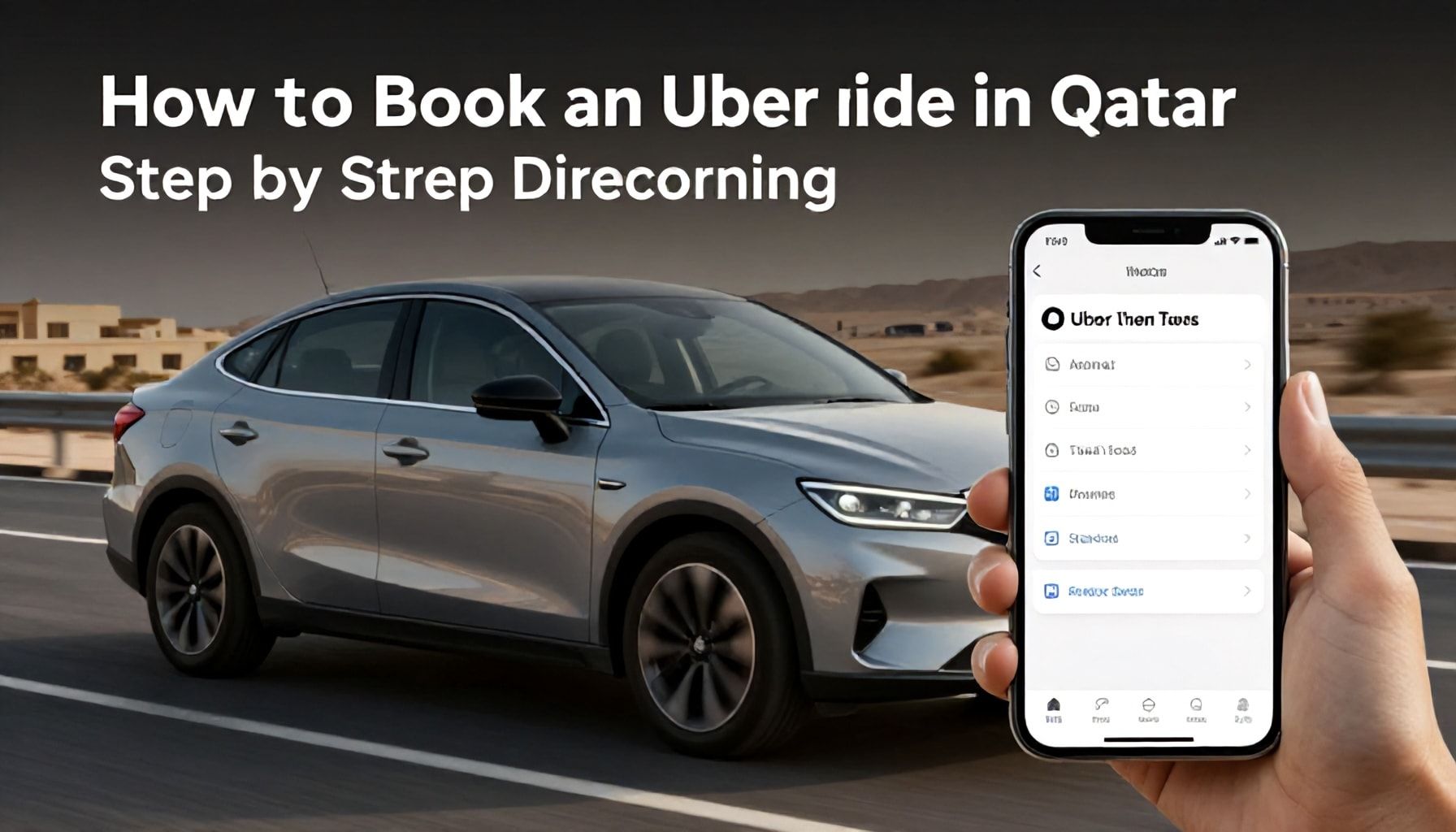 كيف تحجز رحلة أوبر في قطر خطوة بخطوة: دليل السهل والمباشر*