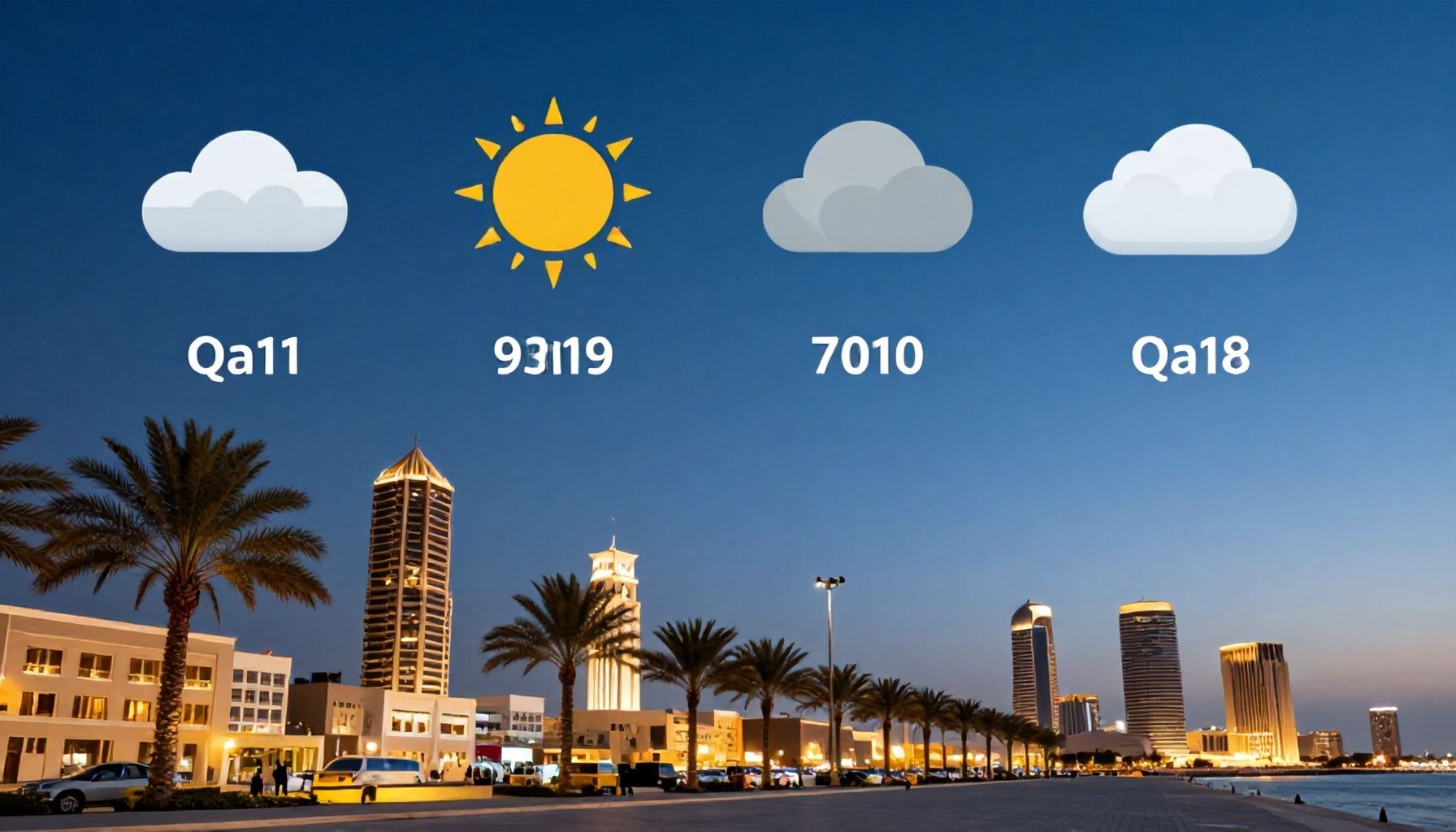 كيف تحسب توقعات الطقس بدقة قبل السفر إلى قطر: أدوات ومواقع موثوقة*