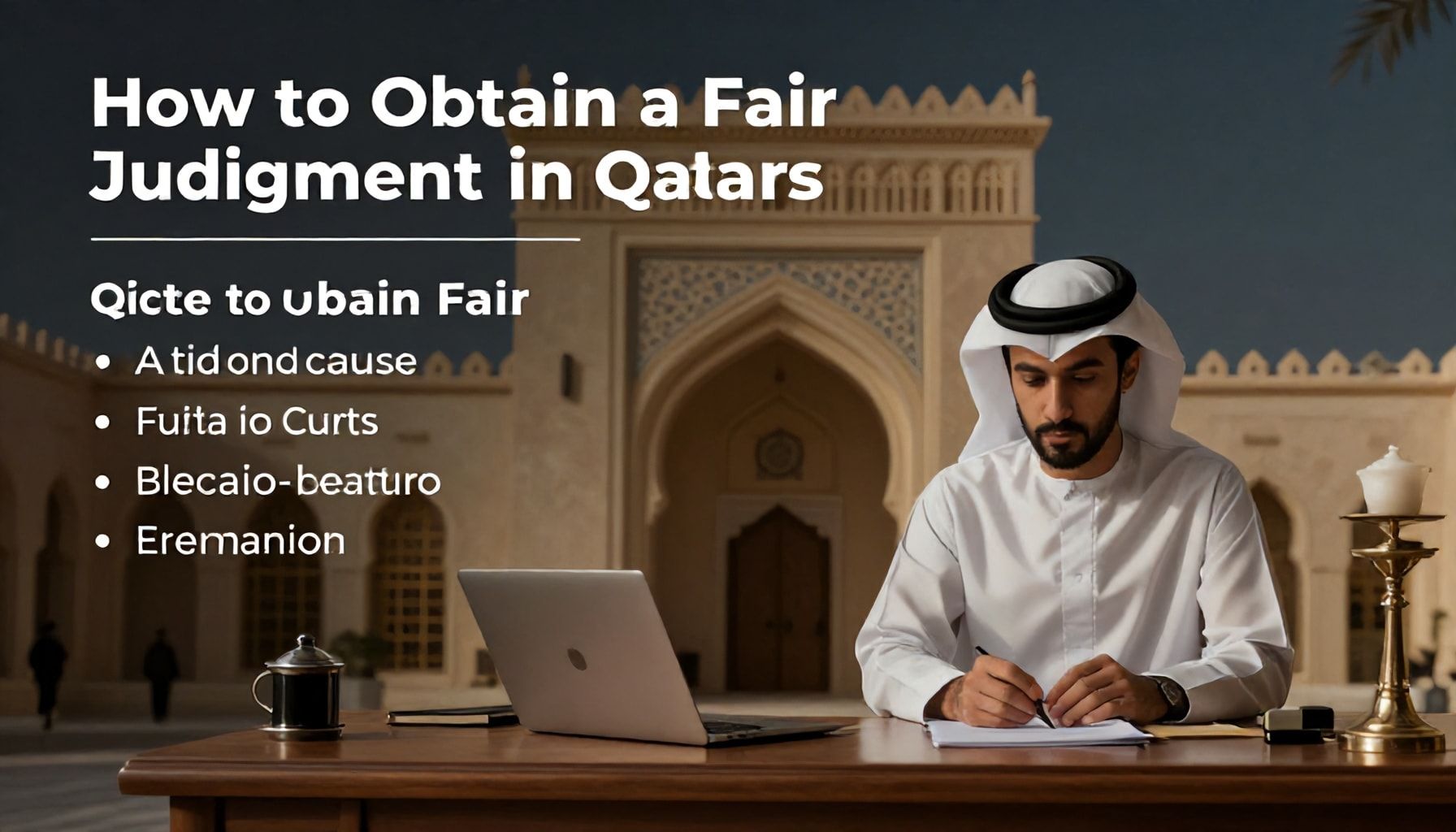 كيف تحصل على حكم عادل في محاكم قطر: دليل خطوة بخطوة