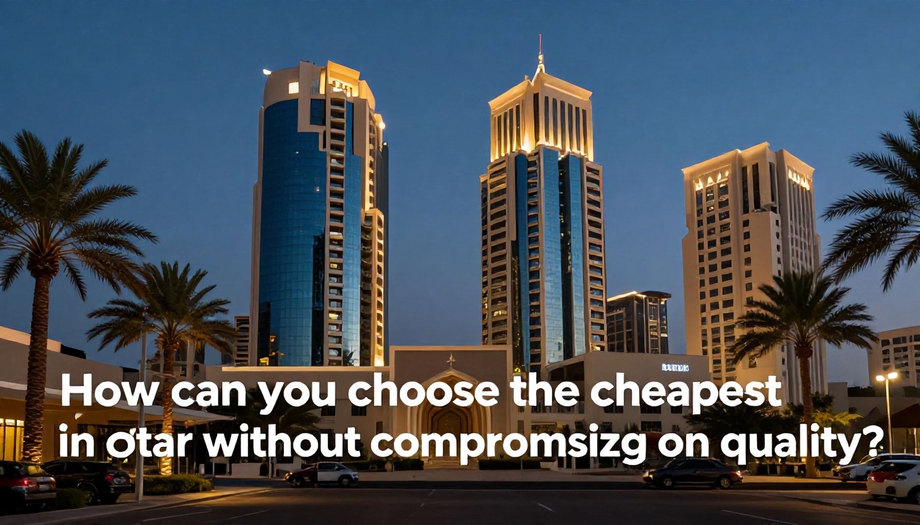 كيف تختار أرخص فندق في قطر دون التضحية بالجودة؟*