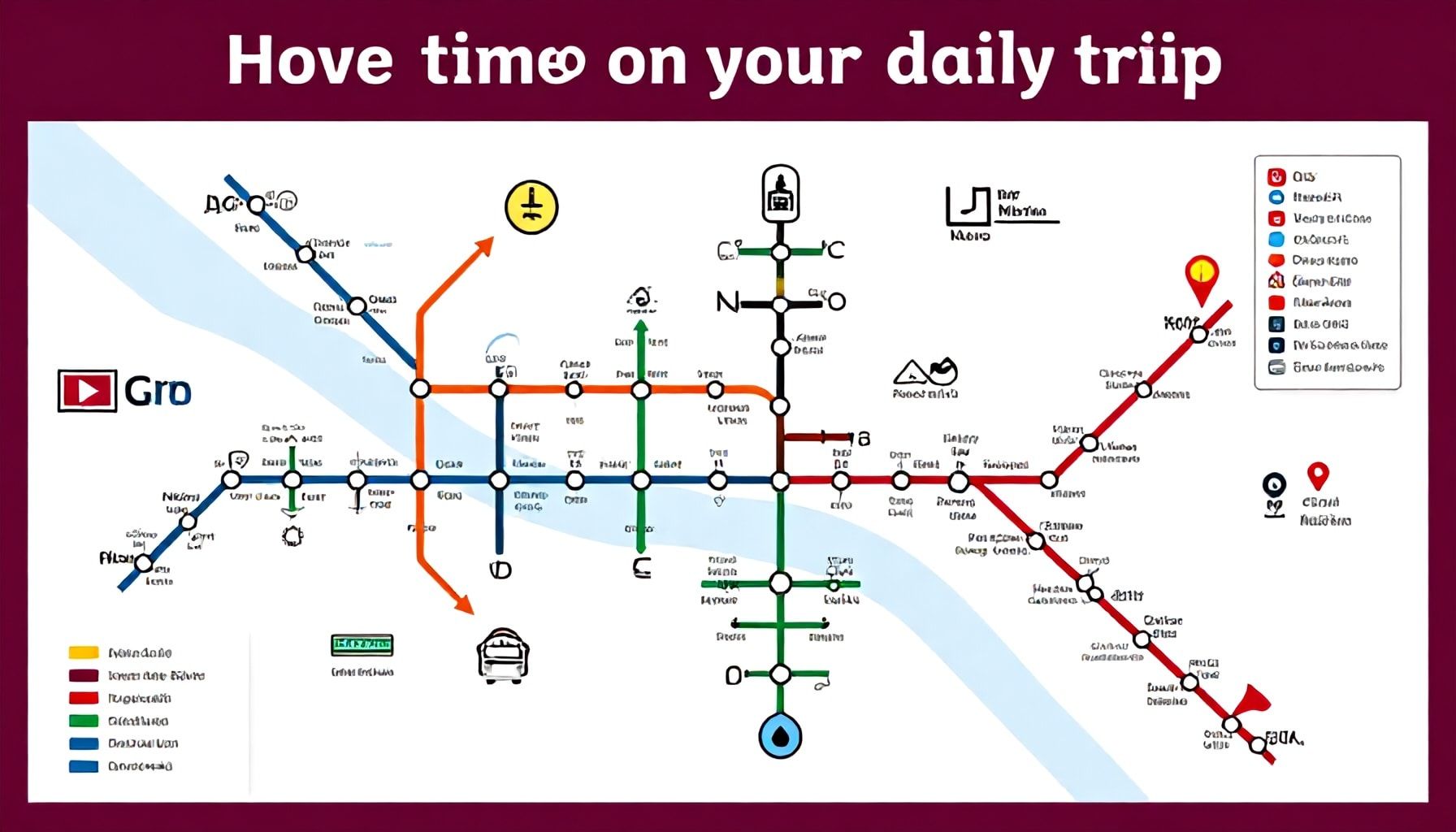 كيف تستخدم خريطة مترو قطر لتوفير الوقت في رحلاتك اليومية*