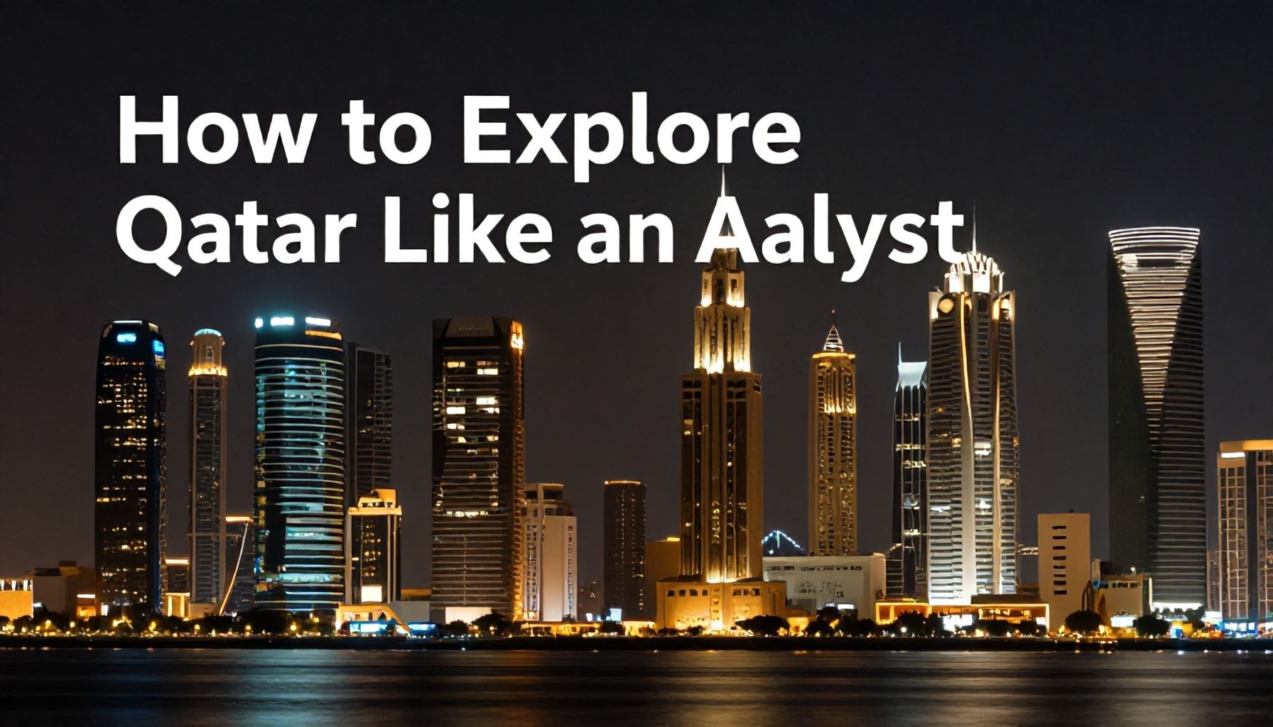 كيف تستكشف قطر مثل المحللين؟* (How-to)