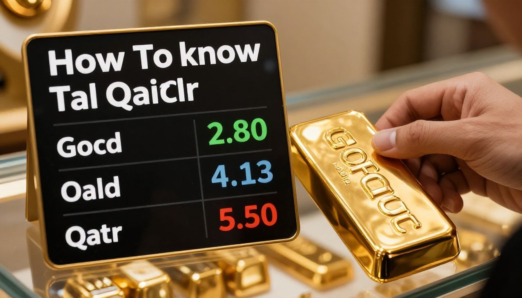 كيف تعرف سعر جرام الذهب اليوم في قطر بدقة