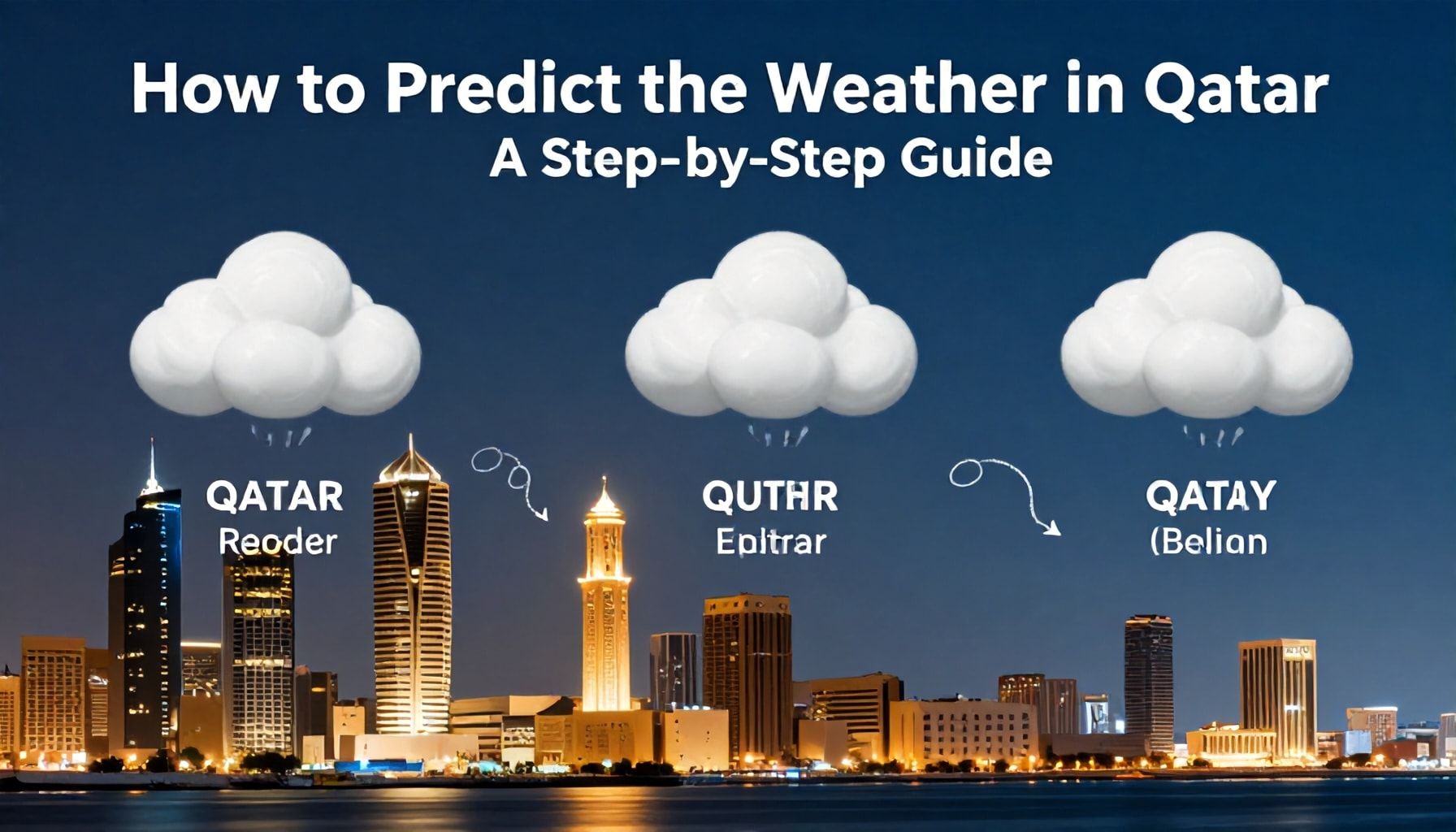 كيف توقع حالة الطقس في قطر بدقة: دليل خطوة بخطوة*