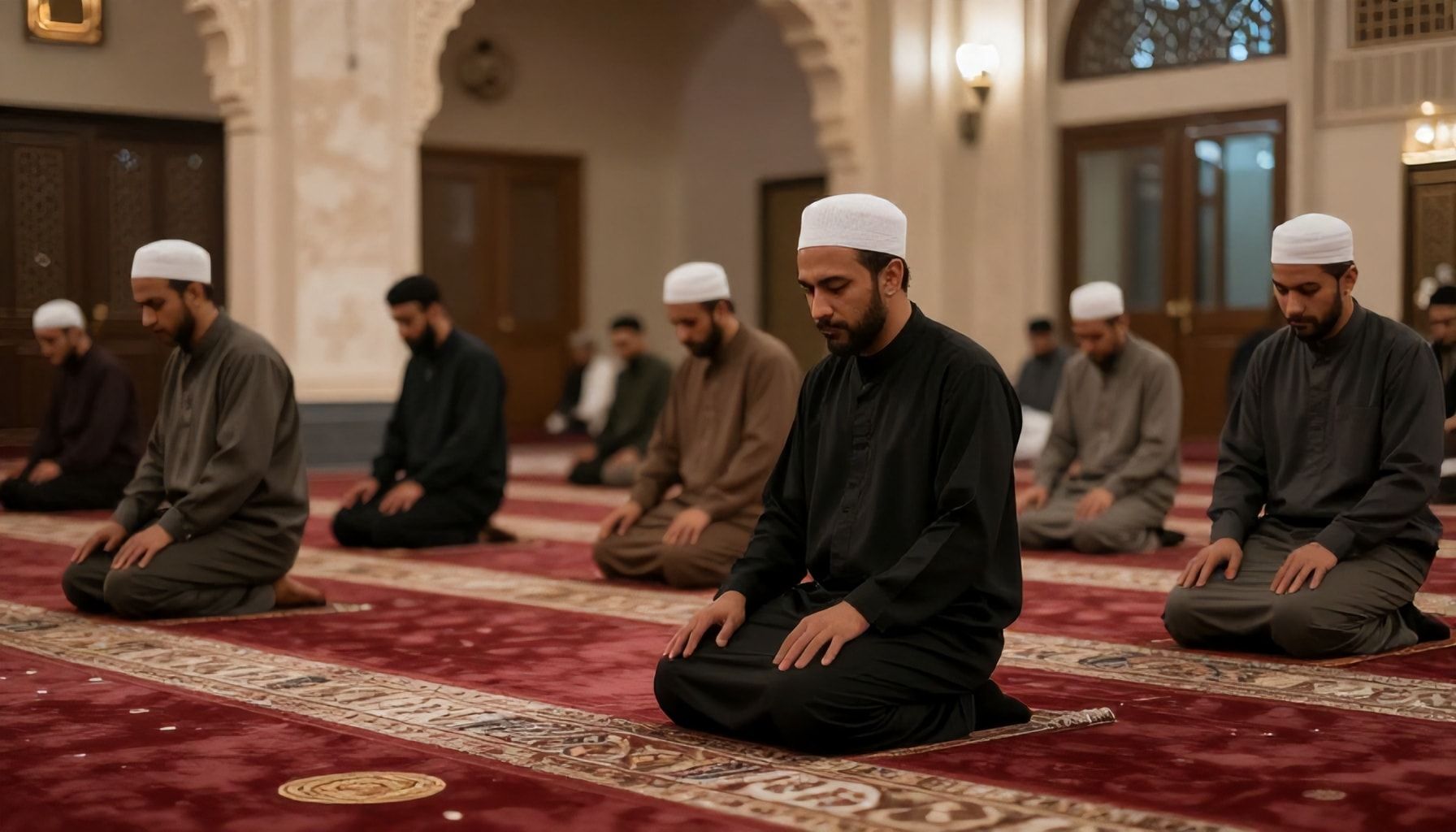 كيف يستعد المسلمون في قطر لاذان العشاء: روتين هادئ قبل الصلاة*