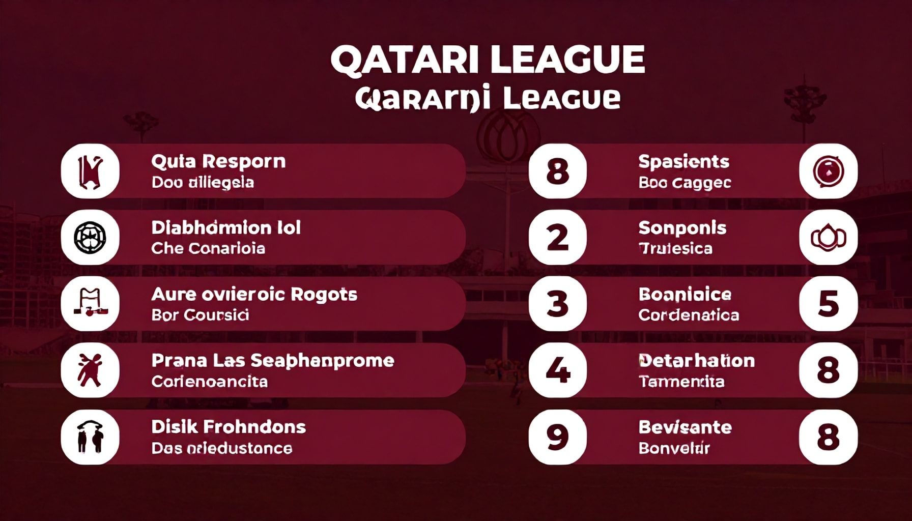 كيف يمكن أن تؤثر ترتيبات الدوري القطري على أداء الفرق؟*