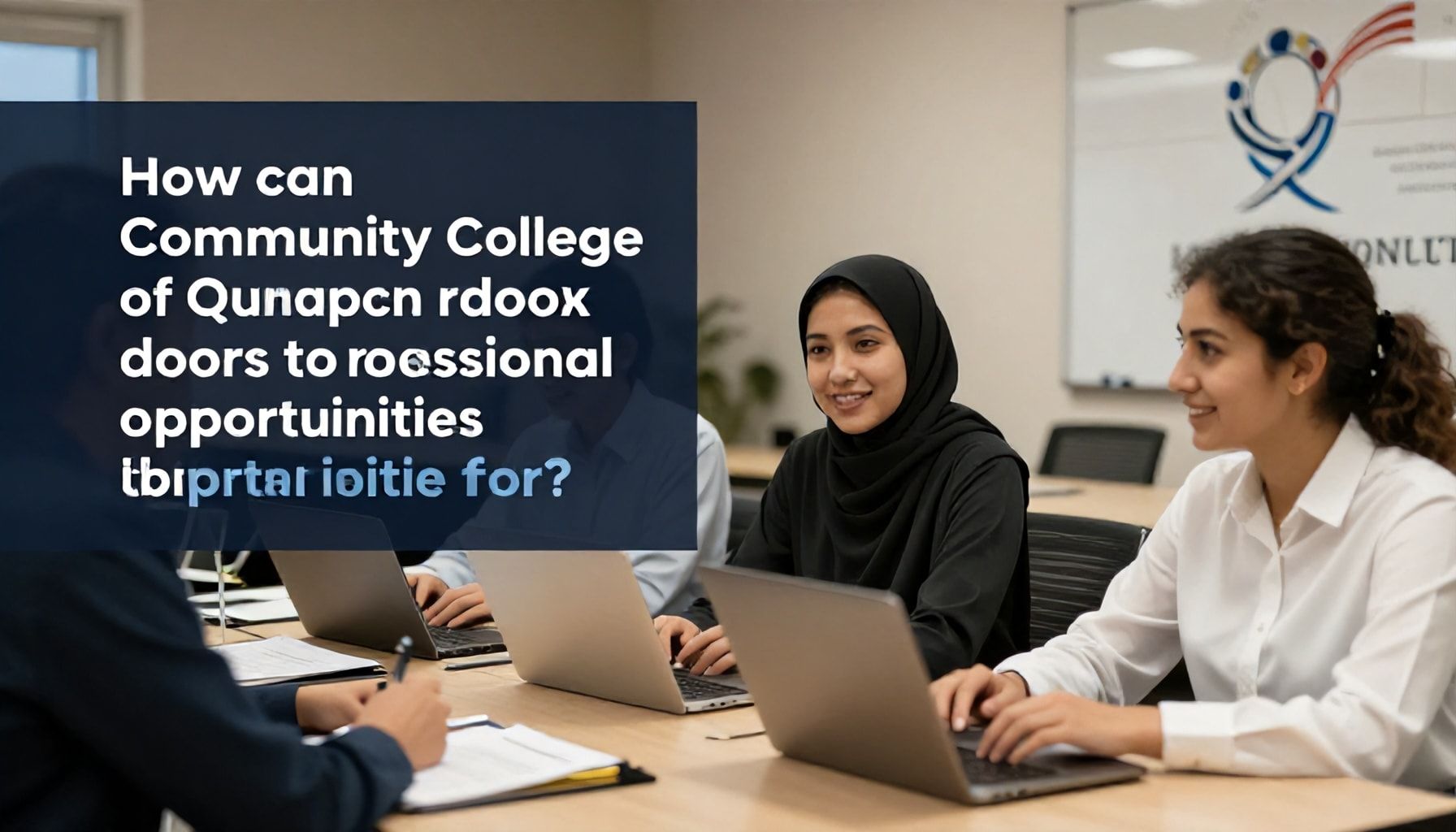 كيف يمكن لكلية المجتمع قطر أن تفتح لك أبواب الفرص المهنية؟*