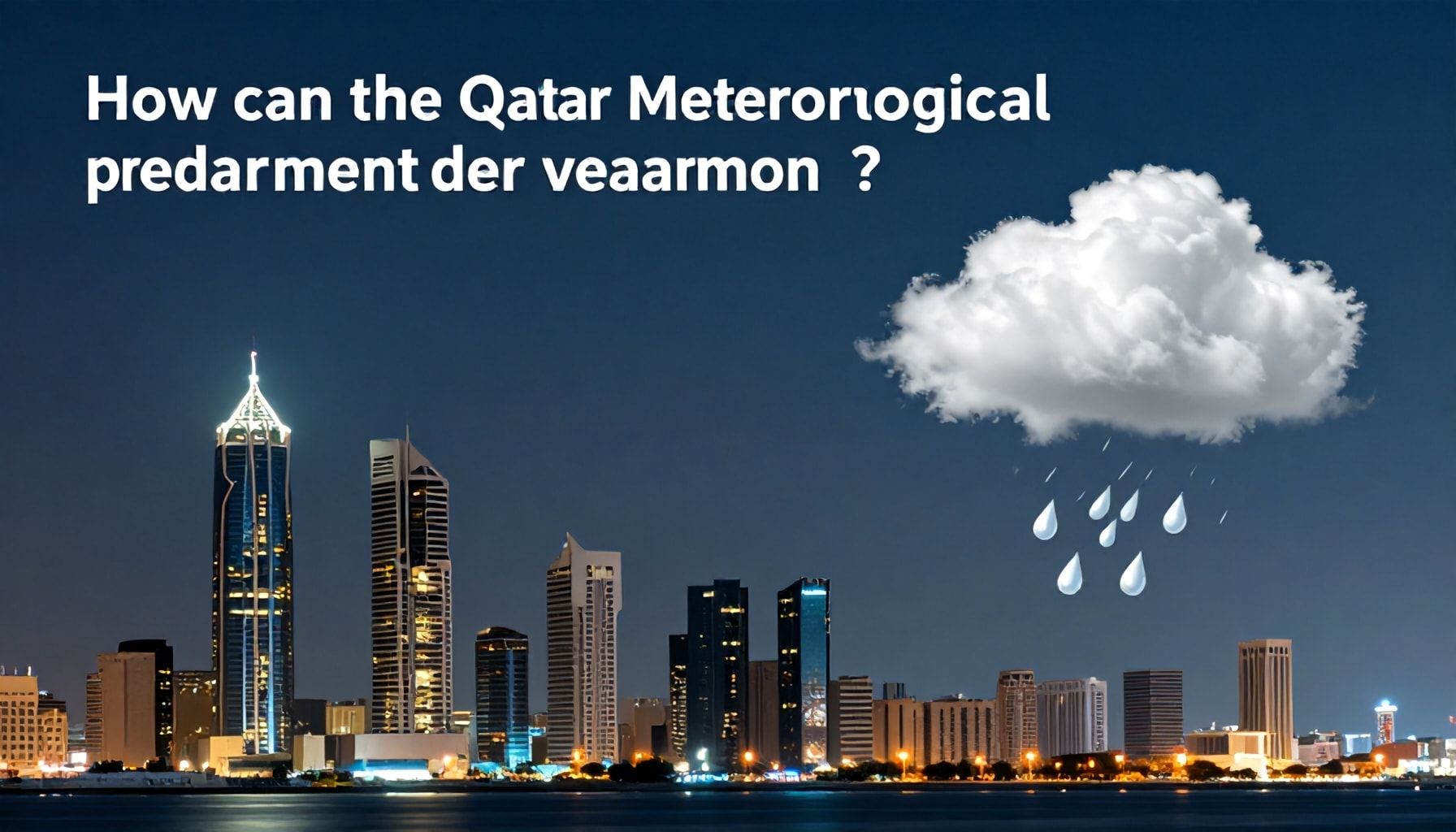 كيف يمكن للارصاد الجوية في قطر أن تتنبأ بالظواهر الجوية المفاجئة؟*