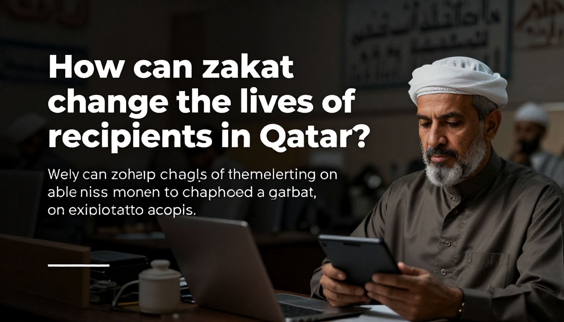 كيف يمكن للزكاة أن تغير حياة المتلقيين في قطر؟* (How-to)
