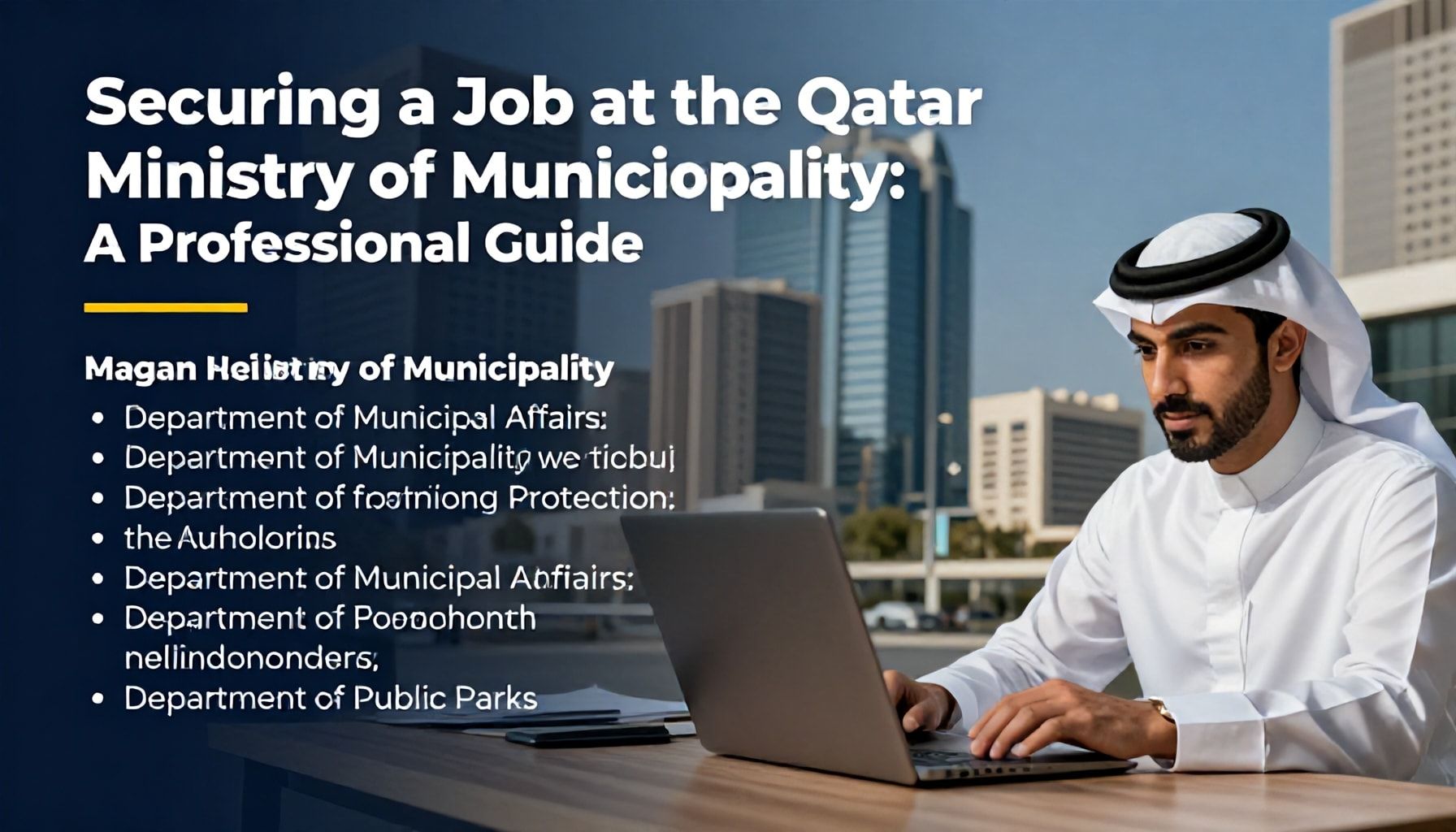 كيف يمكنك أن تنال وظيفة في وزارة البلدية قطر