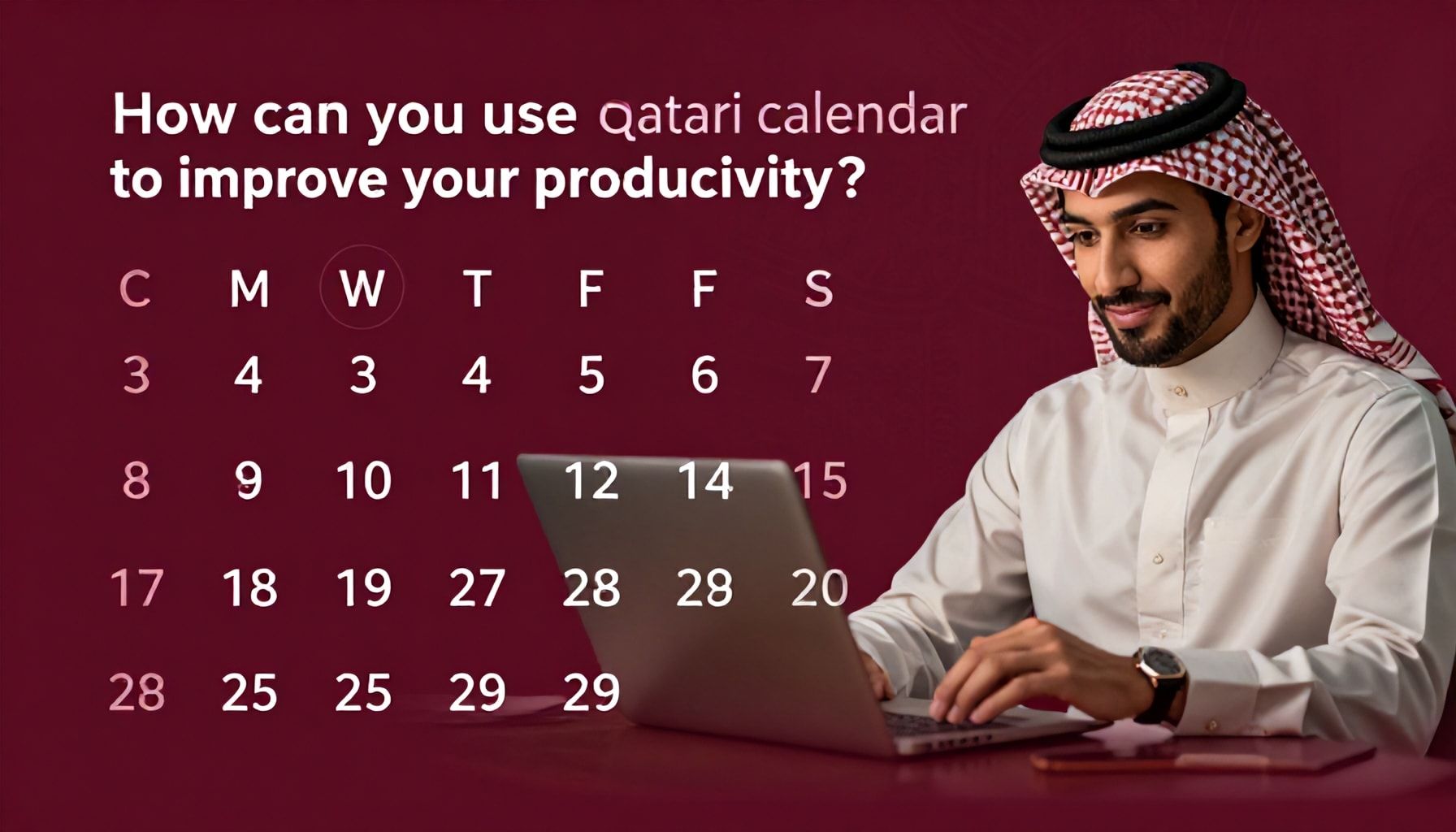 كيف يمكنك استخدام التقويم القطري لتحسين إنتاجيتك*